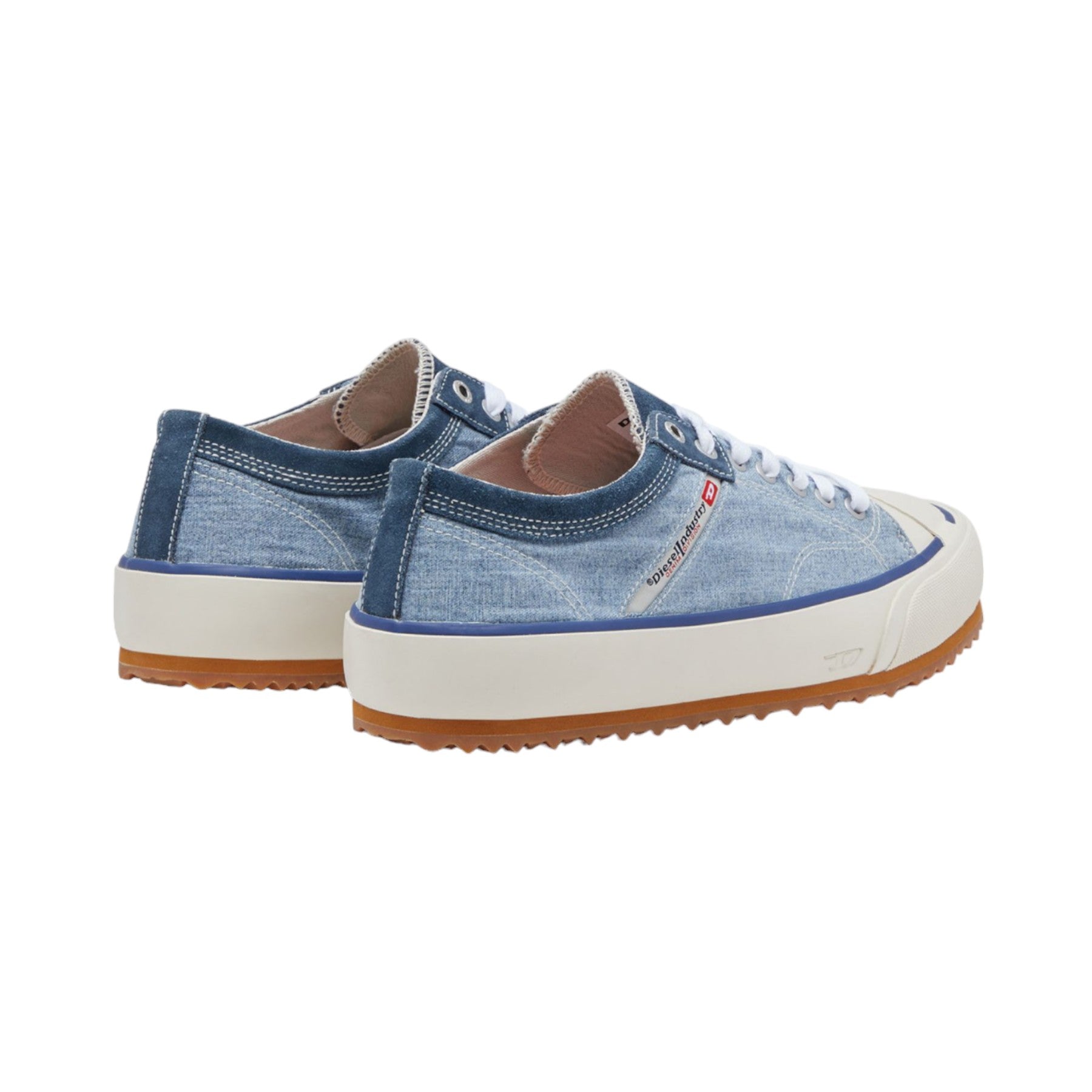 Diesel S-Principia Low Mens Trainers Blue Lifestyle Low Top Sneakers NEW