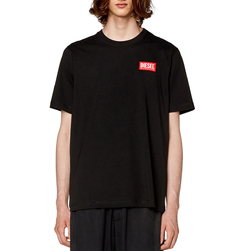 DIESEL Mens T Shirts Short Sleeve T Just Nlabel Crew Neck Soft Cotton Summer Tee