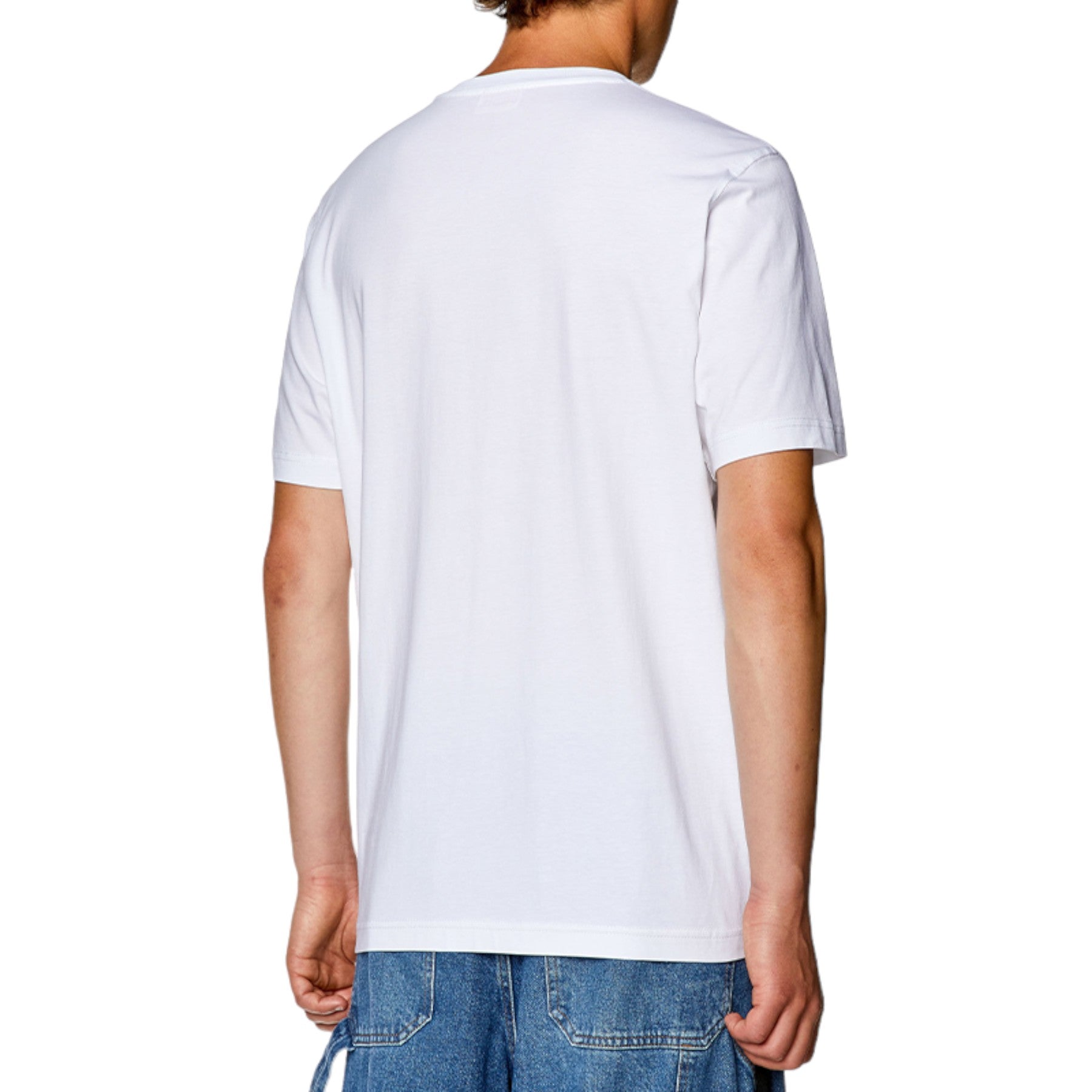 DIESEL Mens T Shirts Short Sleeve T Just Nlabel Crew Neck Soft Cotton Summer Tee