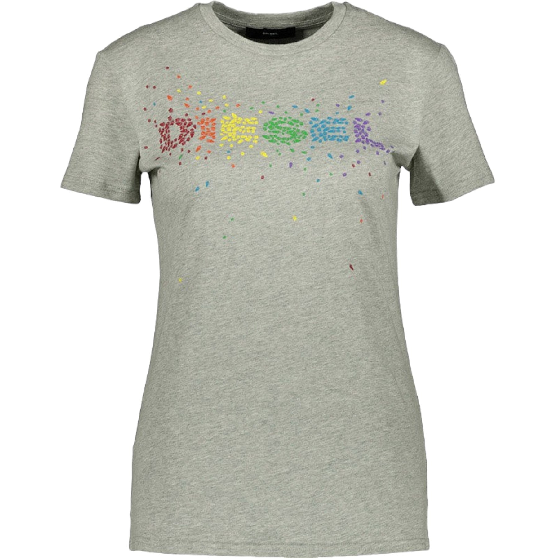DIESEL T-SILY Womens T Shirts Short Sleeve Crew Neck Ladies Summer Casual Tops