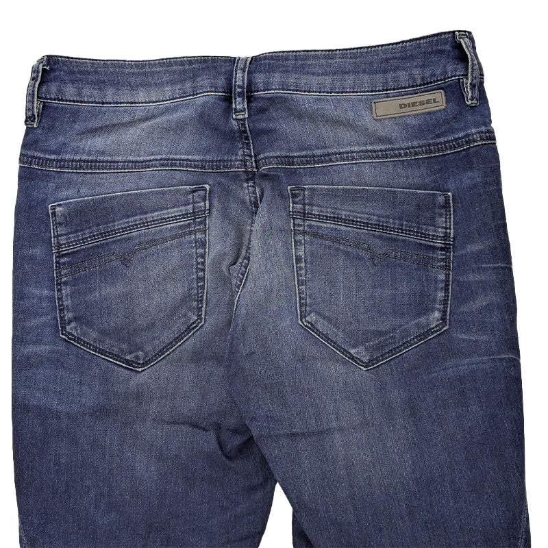 DIESEL FAYZA NE 0857X Womens Denim Jogg Jeans Regular Fit Tapered Stretch Pants