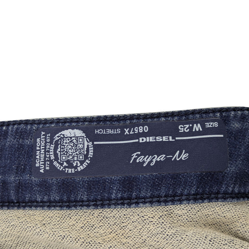DIESEL FAYZA NE 0857X Womens Denim Jogg Jeans Regular Fit Tapered Stretch Pants