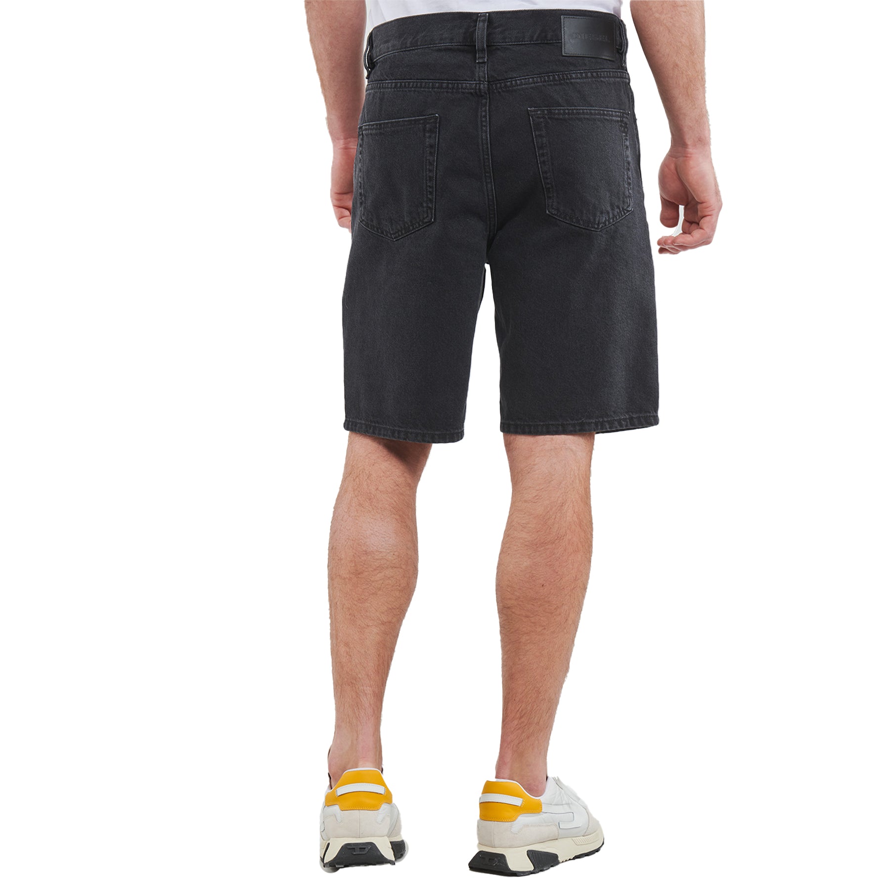 DIESEL D STRUKT SHORT Mens Denim Shorts Casual Cotton Summer Half Pants Black