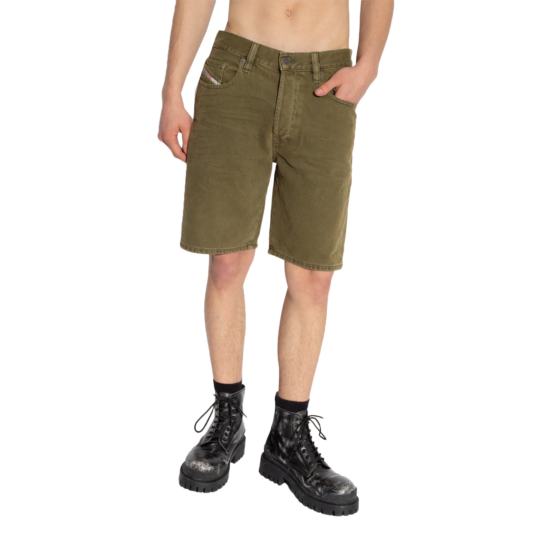 Diesel Regular-Short Mens Denim Shorts Casual Summer Beachwear Jeans Shorts NEW