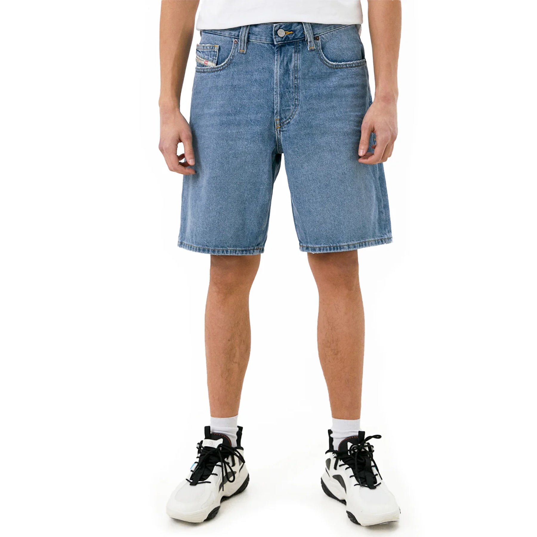 Diesel denim shorts online