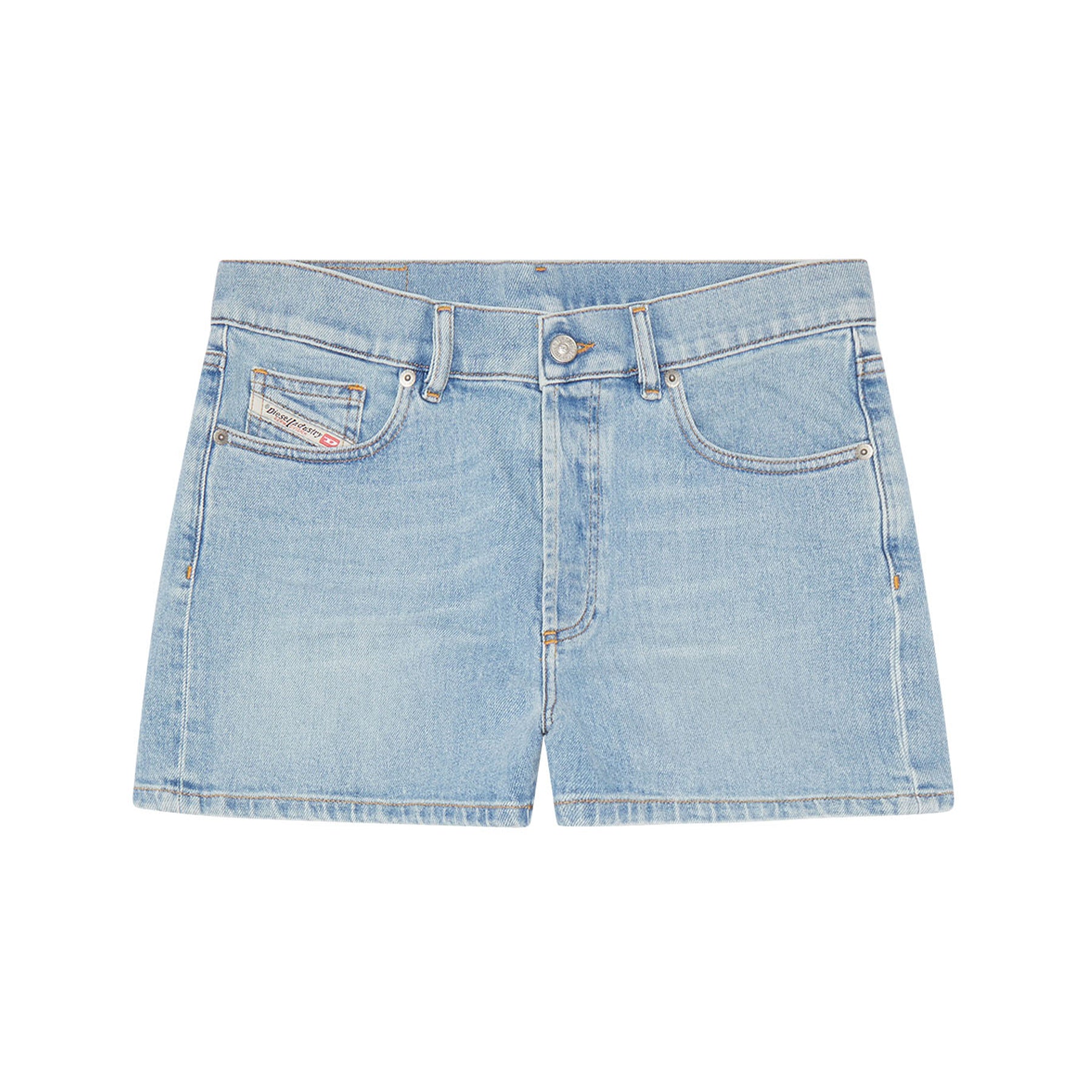 DIESEL D-GER CALZONCINI Womens Denim Shorts Summer Beach Casual Hot Pants Blue