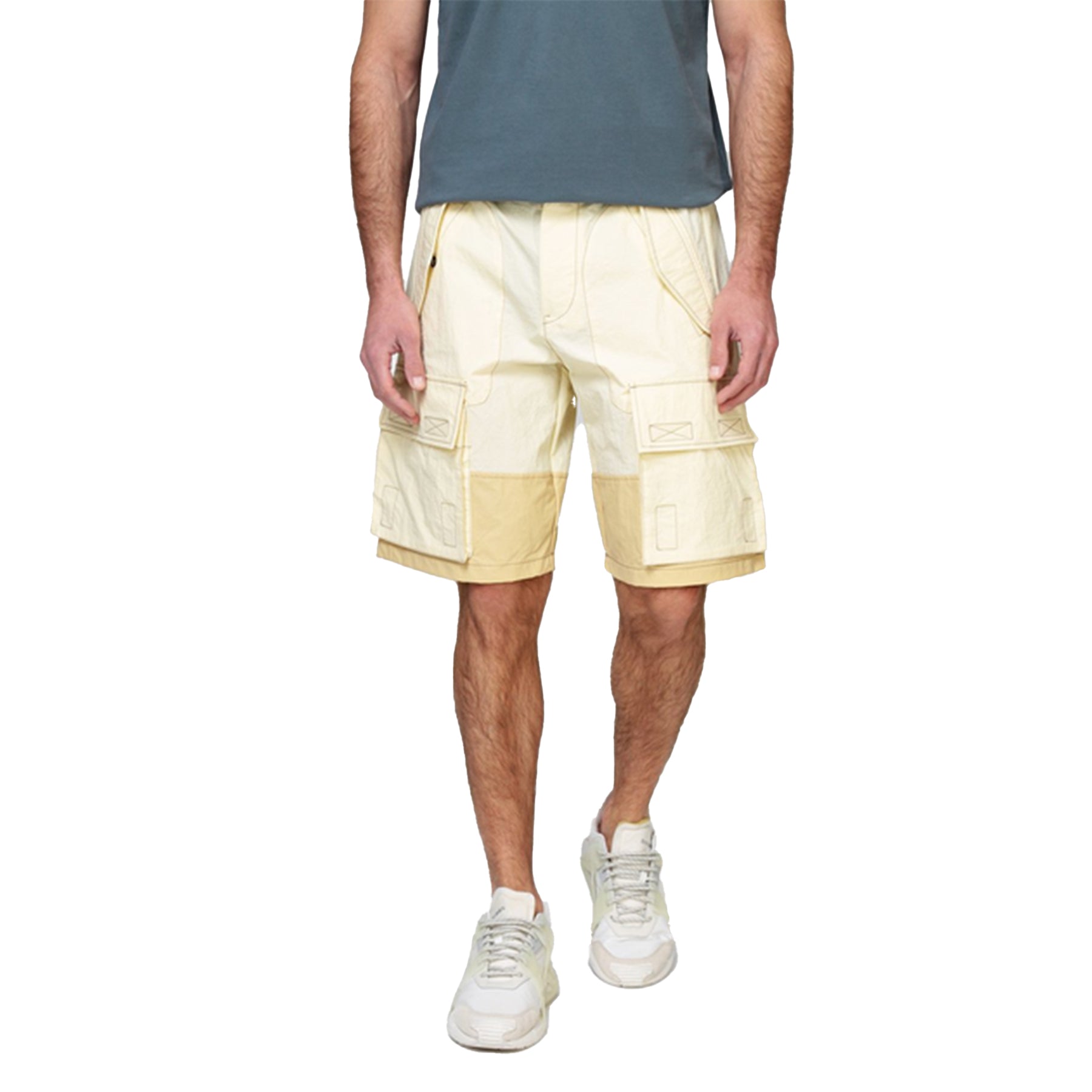 Diesel P-Glary-Short Mens Cargo Shorts Panelled Multi Pocket Summer Casual Pants