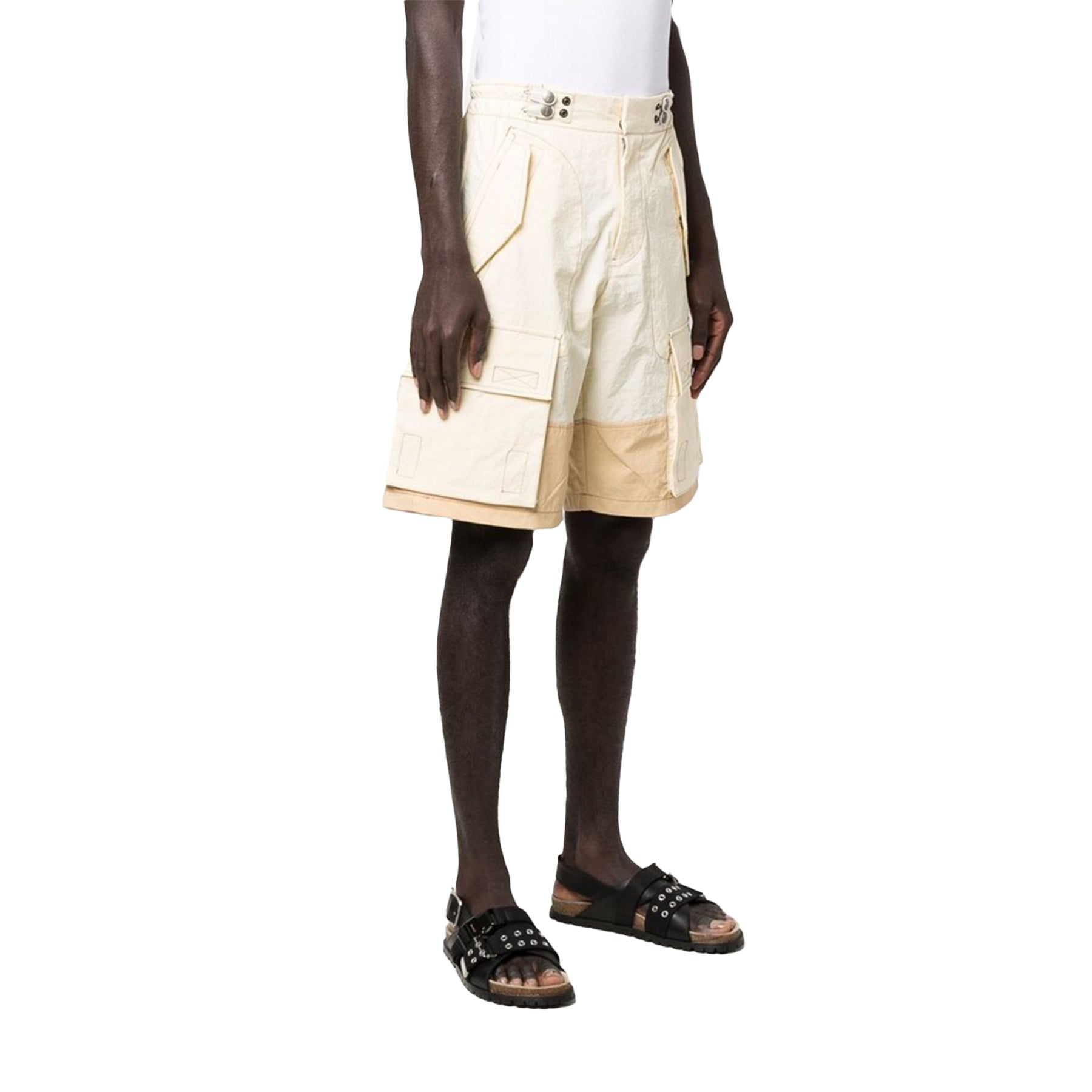 Diesel P-Glary-Short Mens Cargo Shorts Panelled Multi Pocket Summer Casual Pants