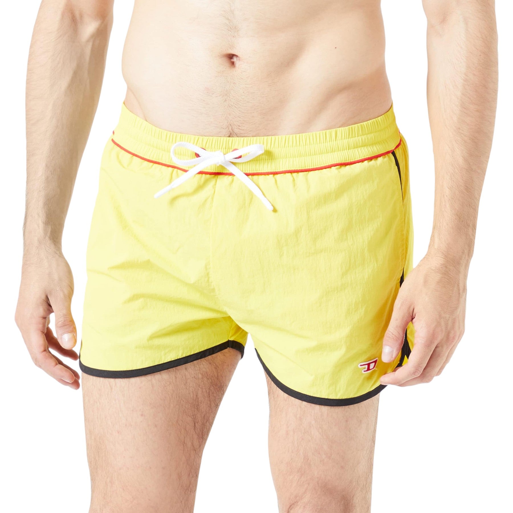 Diesel Mens Swim Shorts BMBX-JESPER Beachwear Contrast Summer Shorts Yellow New