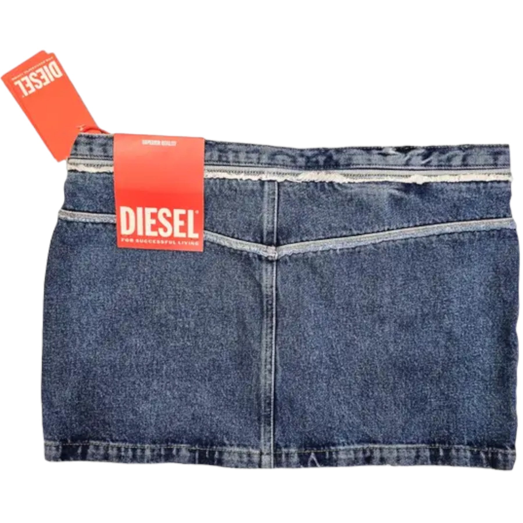 Diesel DE-RON Womens Denim Bodycon Mini Skirts Low Rise Waist Summer Party Skirt