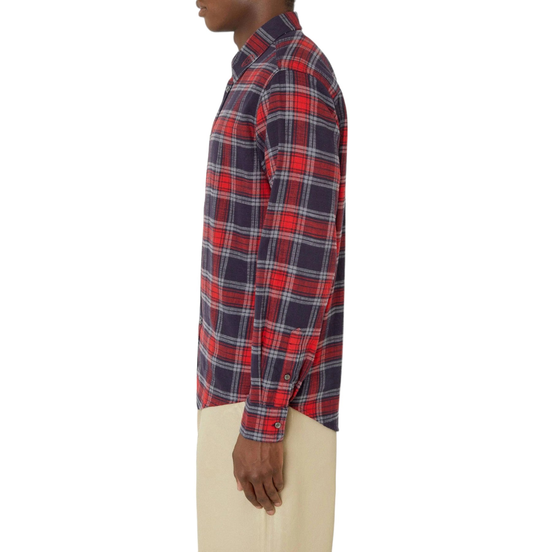 DIESEL S UMBE CHECK NW Mens Shirt Long Sleeve Check Pattern Casual Summer Top