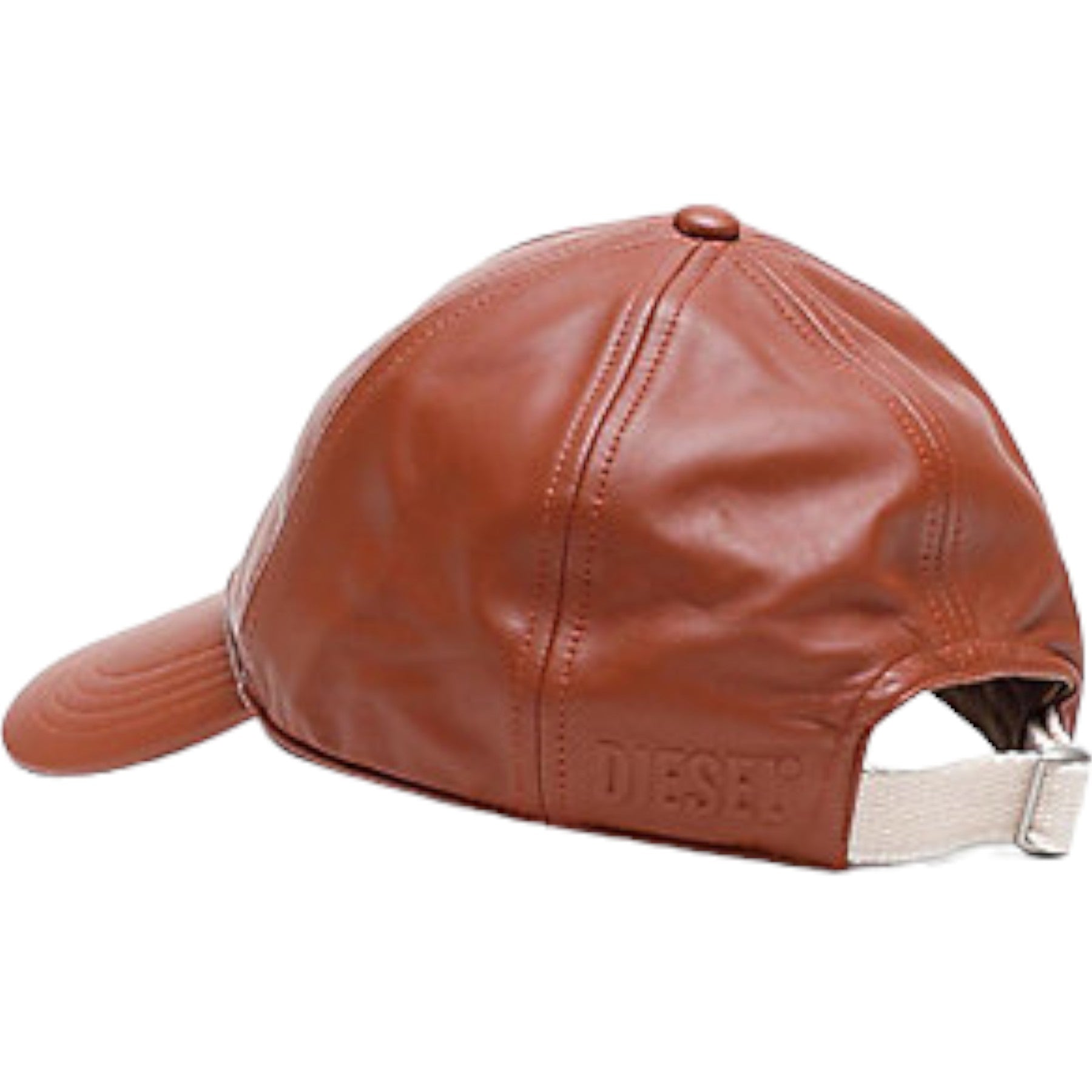 Diesel C-FINN 0CFAL Mens Leather Hat Summer Baseball Sports Peak Trucker Cap New