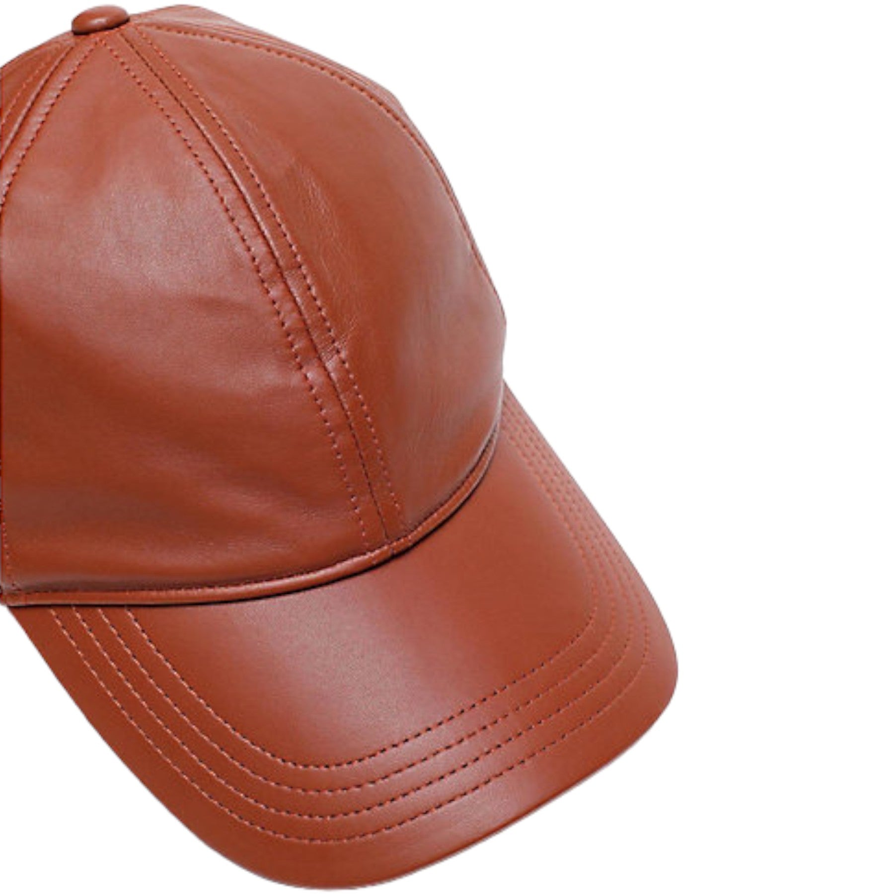 Diesel C-FINN 0CFAL Mens Leather Hat Summer Baseball Sports Peak Trucker Cap New