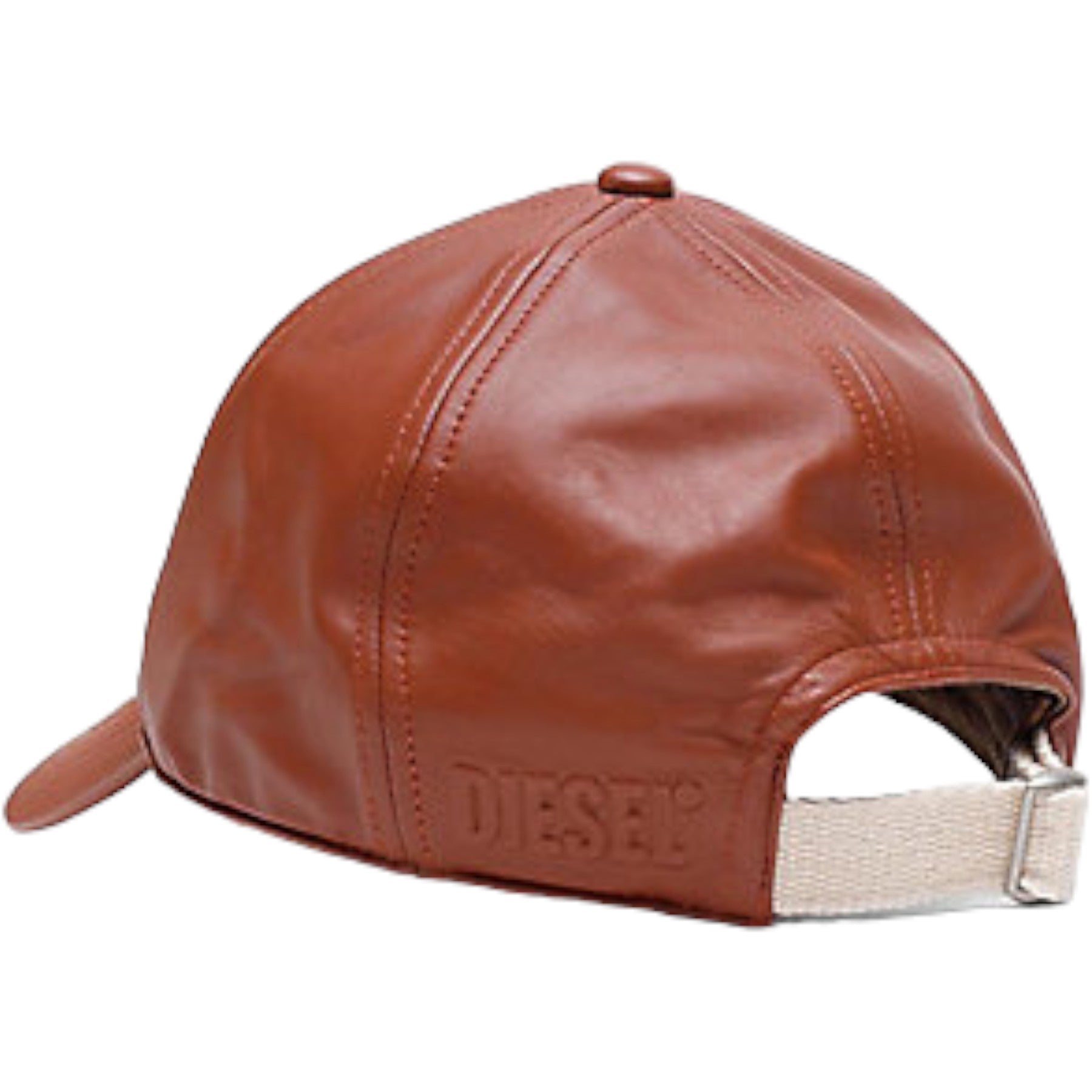 Diesel C-FINN 0CFAL Mens Leather Hat Summer Baseball Sports Peak Trucker Cap New