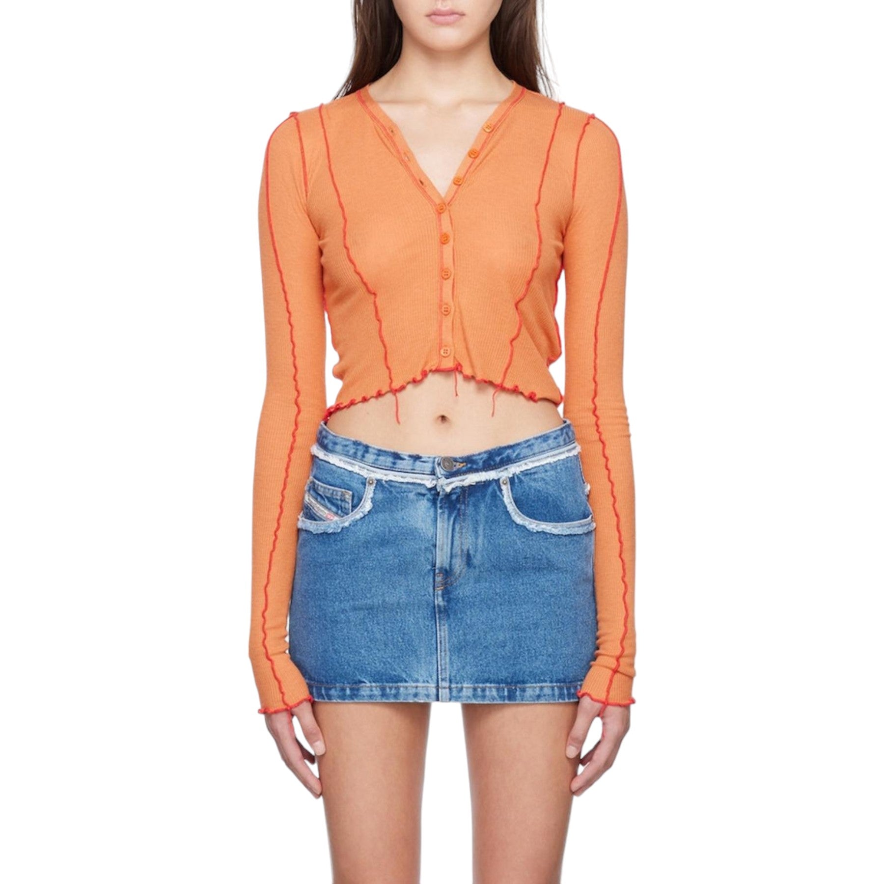 Diesel T-Ribyel Womens Vest Tops Summer Beach Wear Tank Top Long Sleeve T Shirts