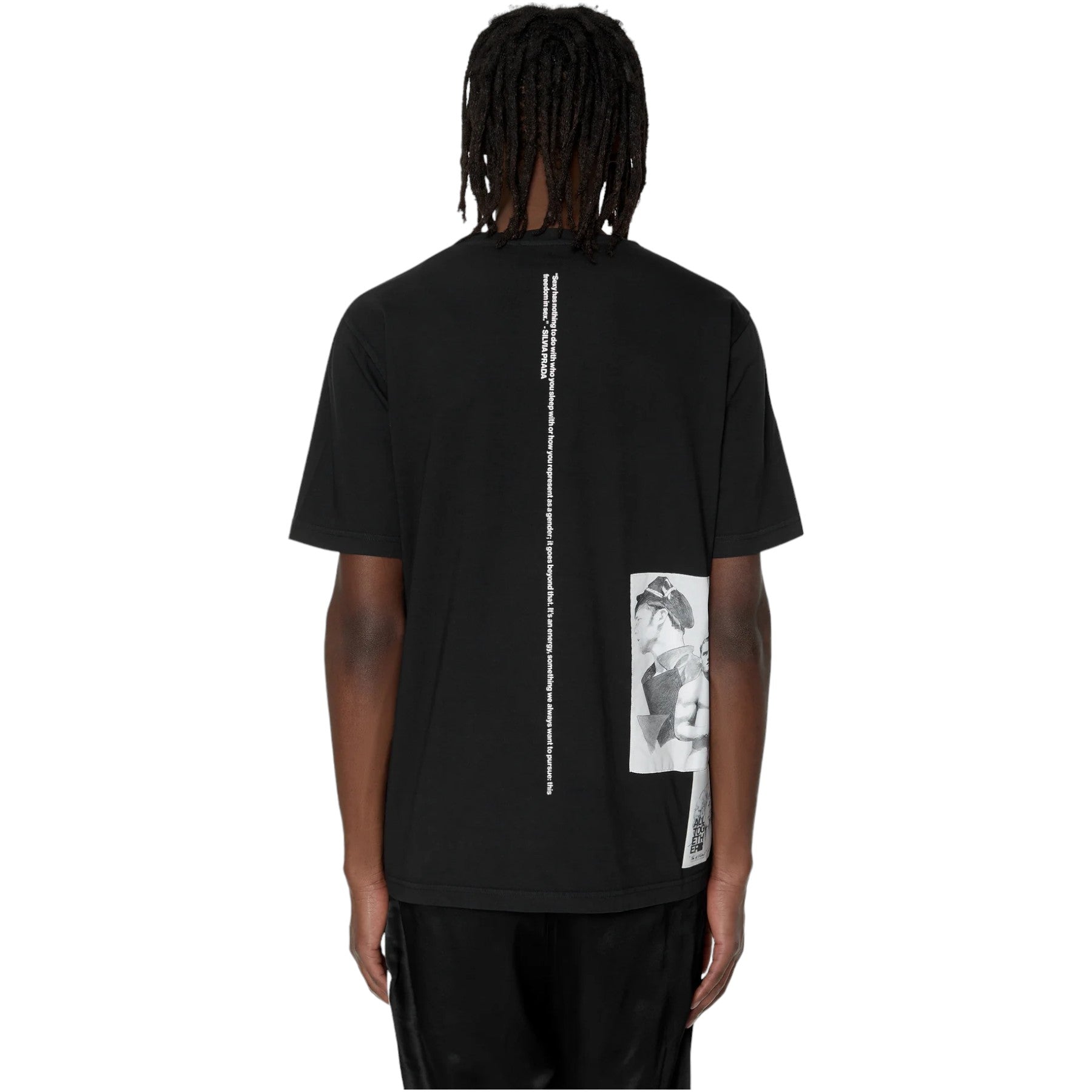 DIESEL PR-T-JUST-P1 Mens T Shirts Graphic Printed Black Crew Neck Short Sleeve