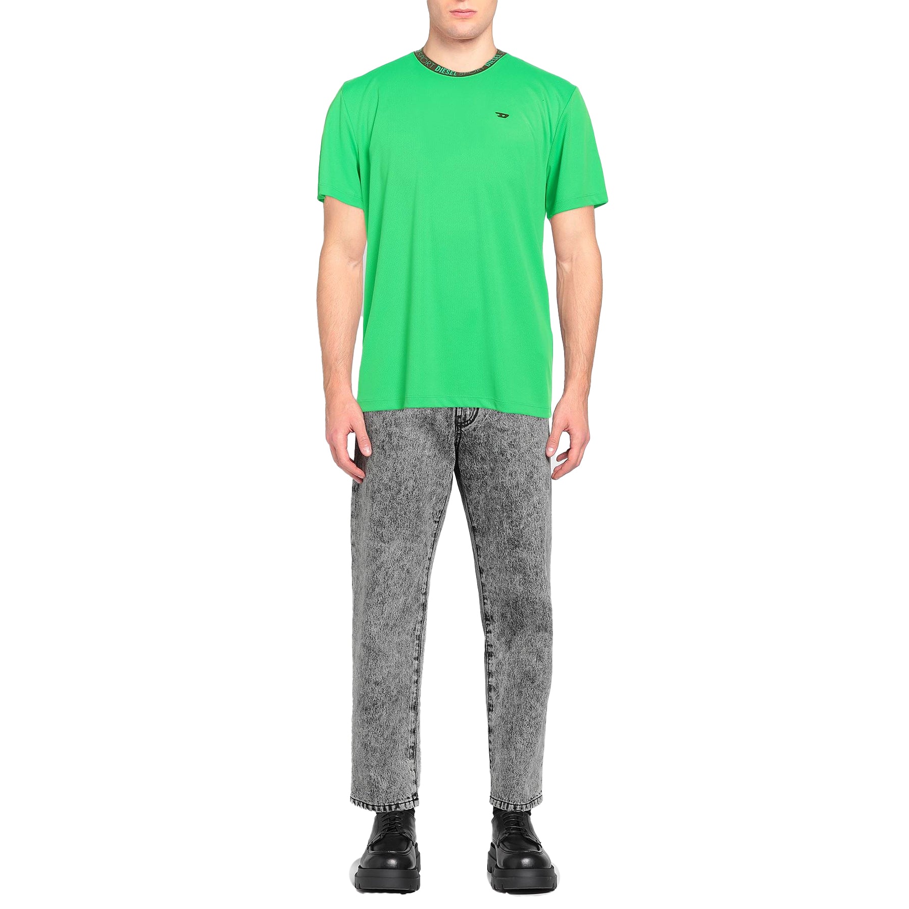 DIESEL Amtee Alix Mens T Shirts Short Sleeved Quick Dry Casual Summer Sports Tee