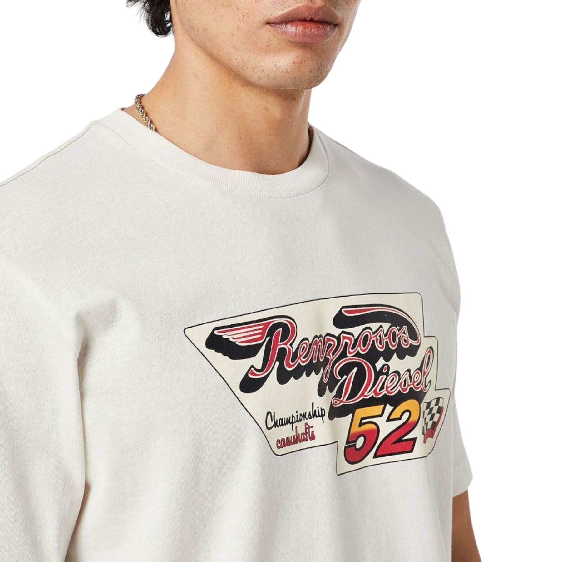 DIESEL T JUST C15 Mens T Shirts Crew Neck Short Sleeve Casual Summer Cotton Tee