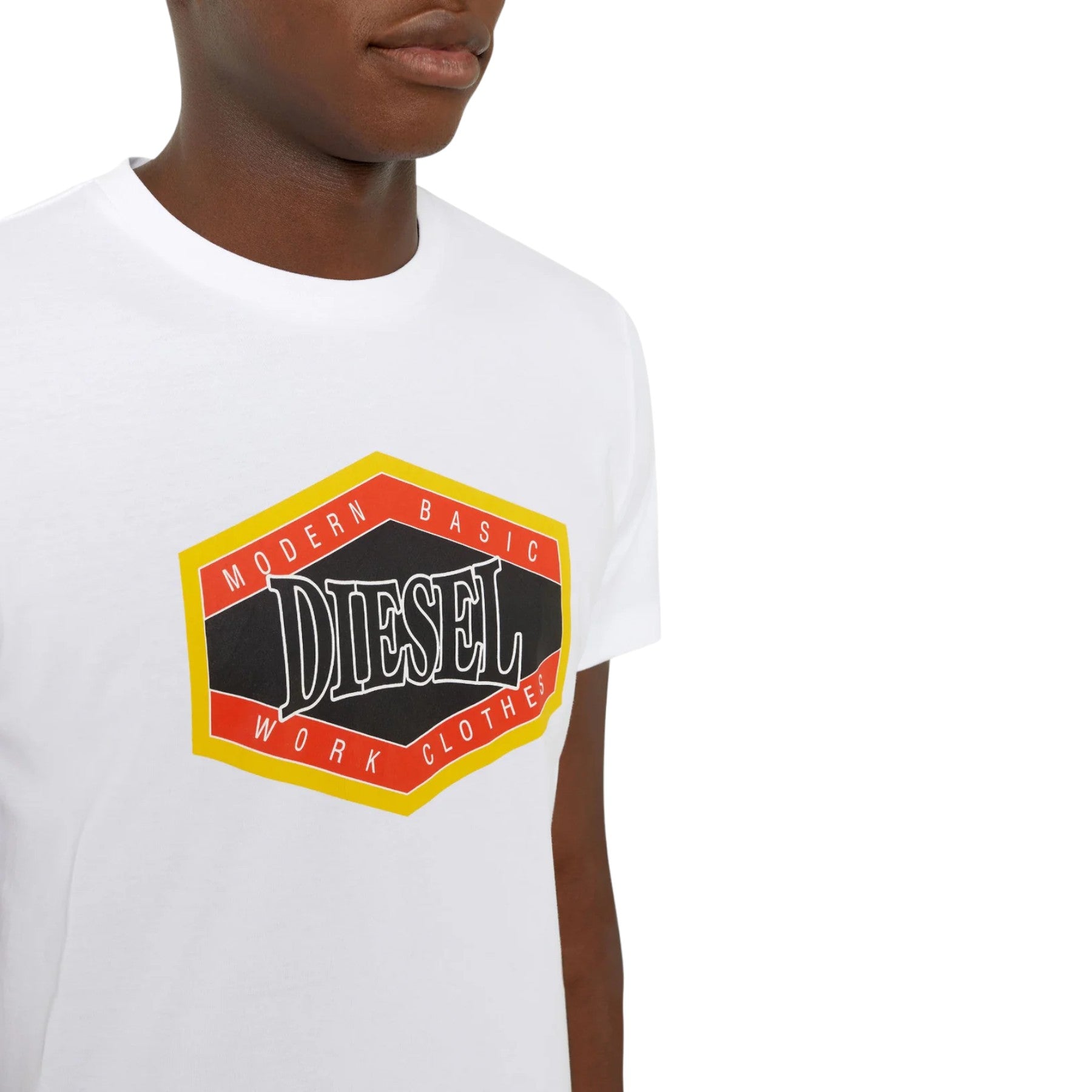 DIESEL T DIEGOR E14 Mens T Shirts Short Sleeve Slim Fit Casual Summer Cotton Tee