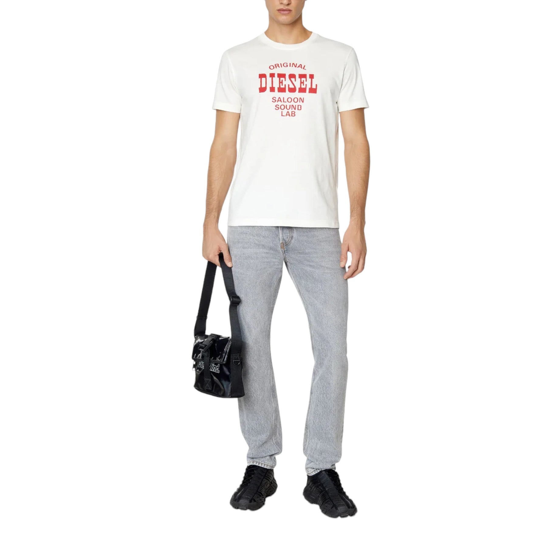 DIESEL T DIEGOR E12 Mens T Shirt Crew Neck Short Sleeve Casual Summer Cotton Tee