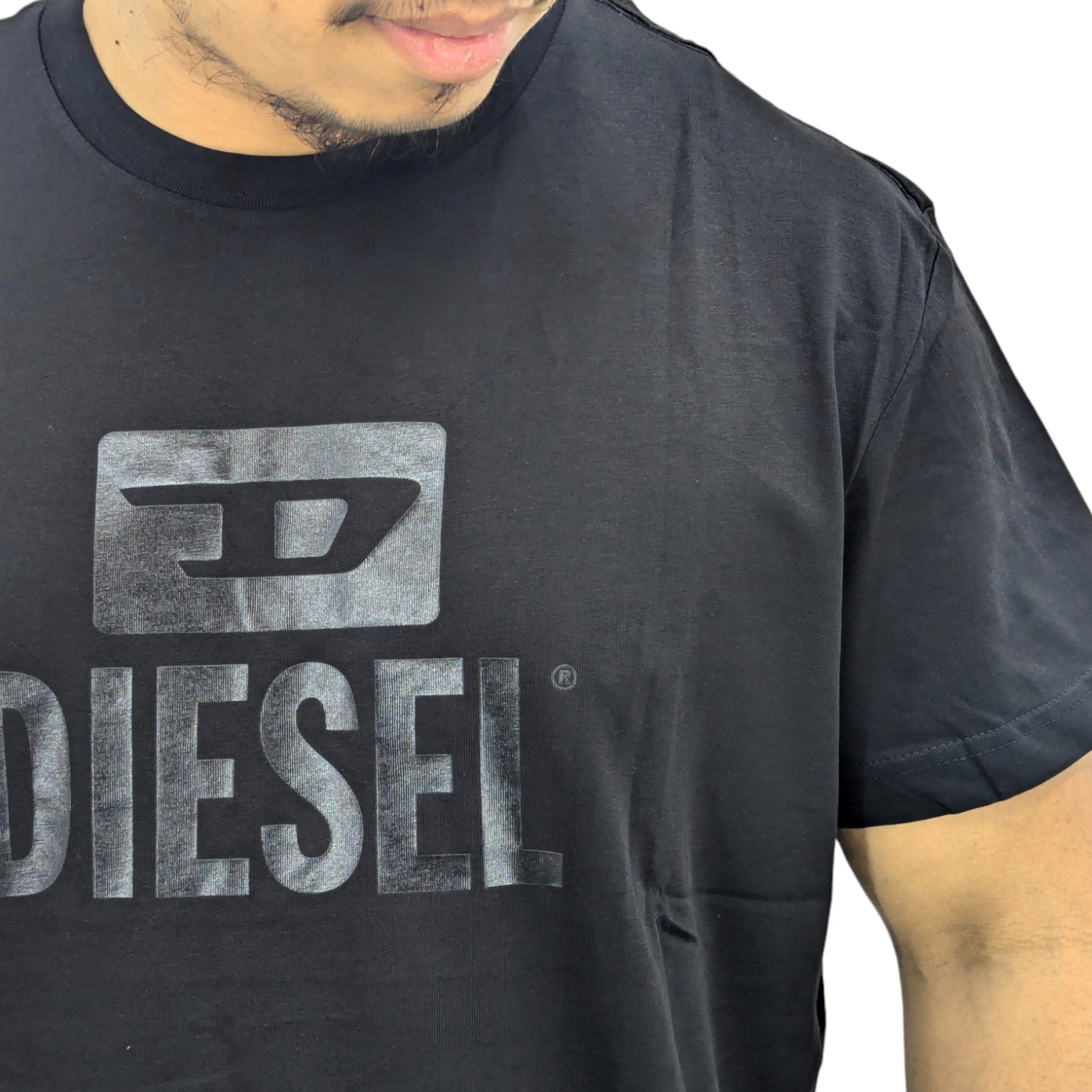 DIESEL T DIEGO TONE ON TONE Mens T Shirts Short Sleeve Casual Cotton Summer Tee