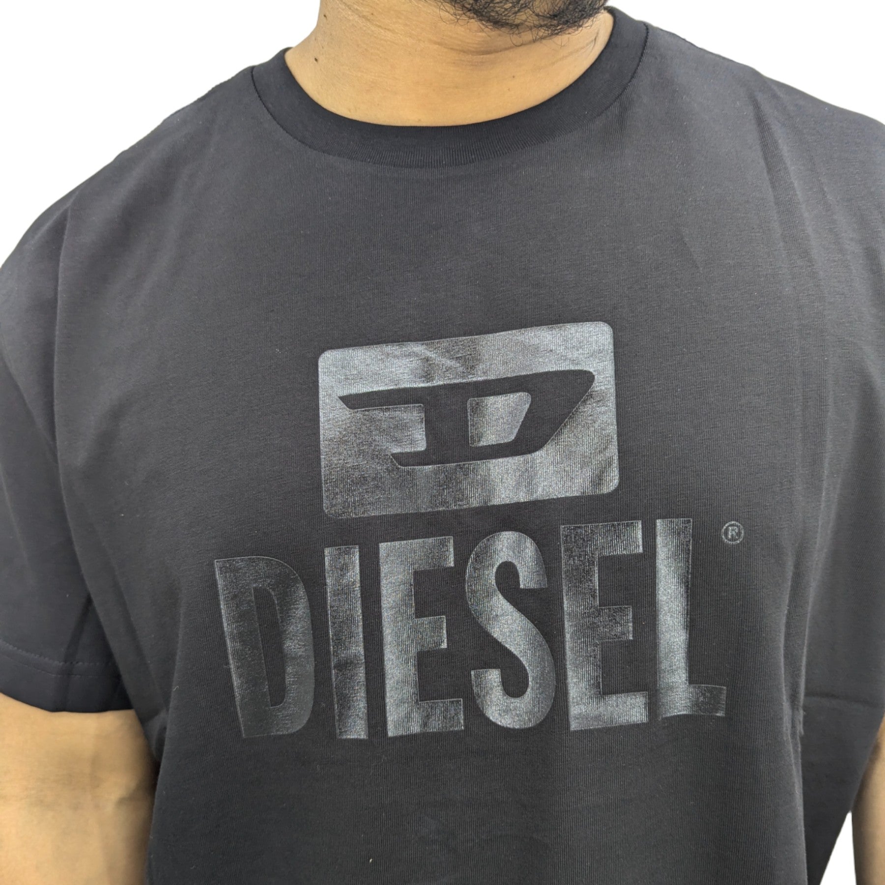 DIESEL T DIEGO TONE ON TONE Mens T Shirts Short Sleeve Casual Cotton Summer Tee
