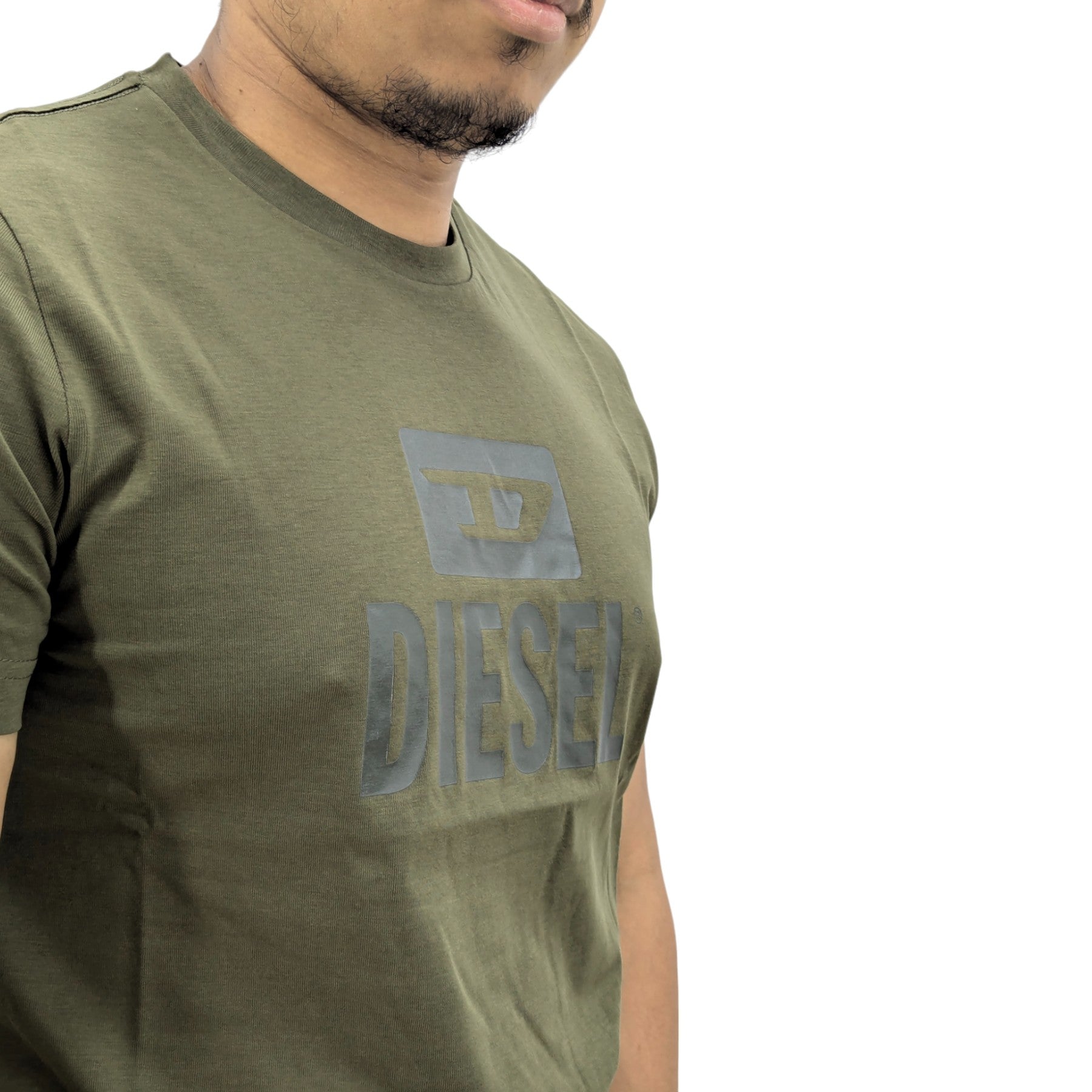 DIESEL T DIEGO TONE ON TONE Mens T Shirts Short Sleeve Casual Cotton Summer Tee