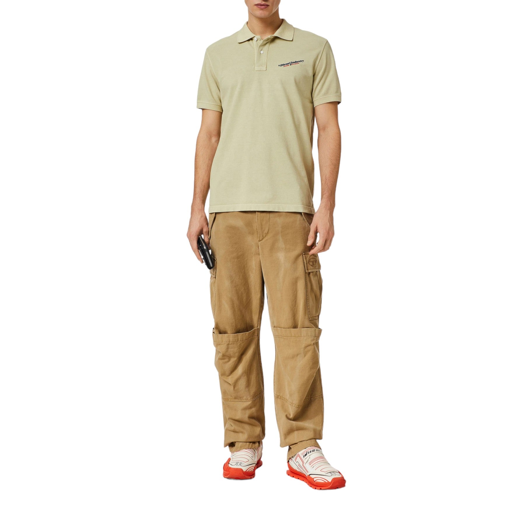 DIESEL T-SMITH Mens Polo Shirt Short Sleeve Casual Summer Golf Soft Cotton Tee