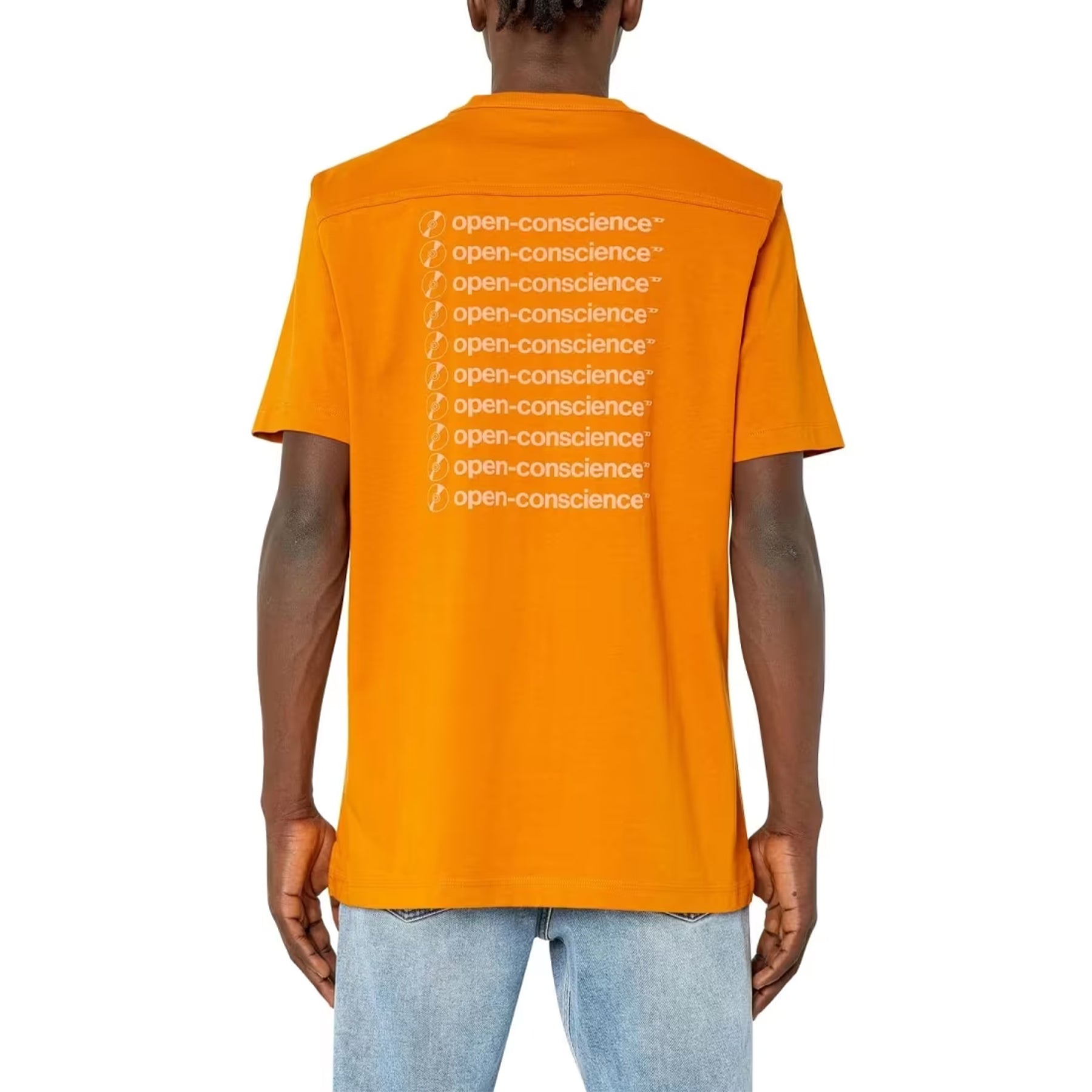 DIESEL T POUCH Mens T Shirts Crew Neck Short Sleeve Casual Summer Cotton Tee XL