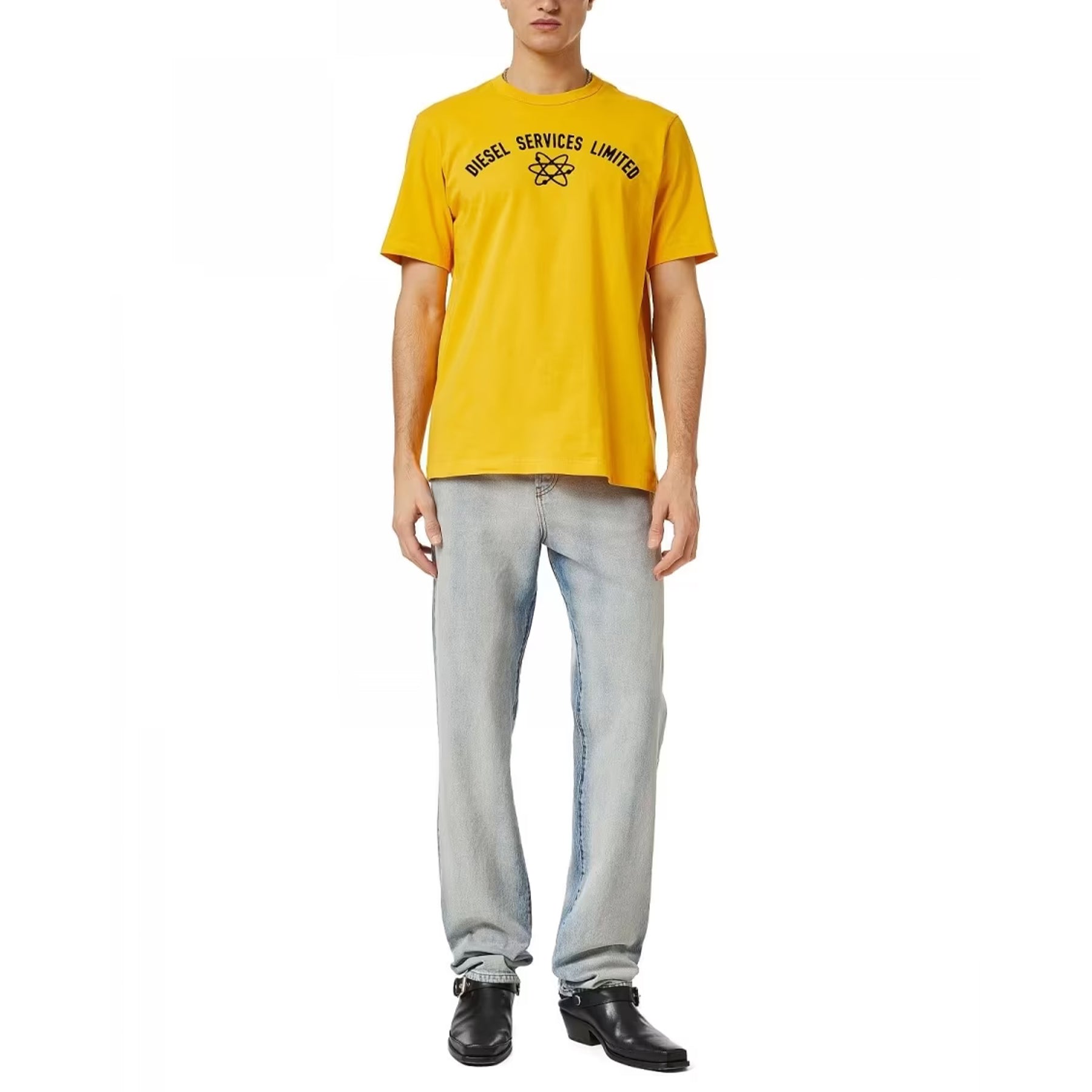 DIESEL T JUST C4 Mens T Shirts Crew Neck Short Sleeve Casual Summer Cotton Tee