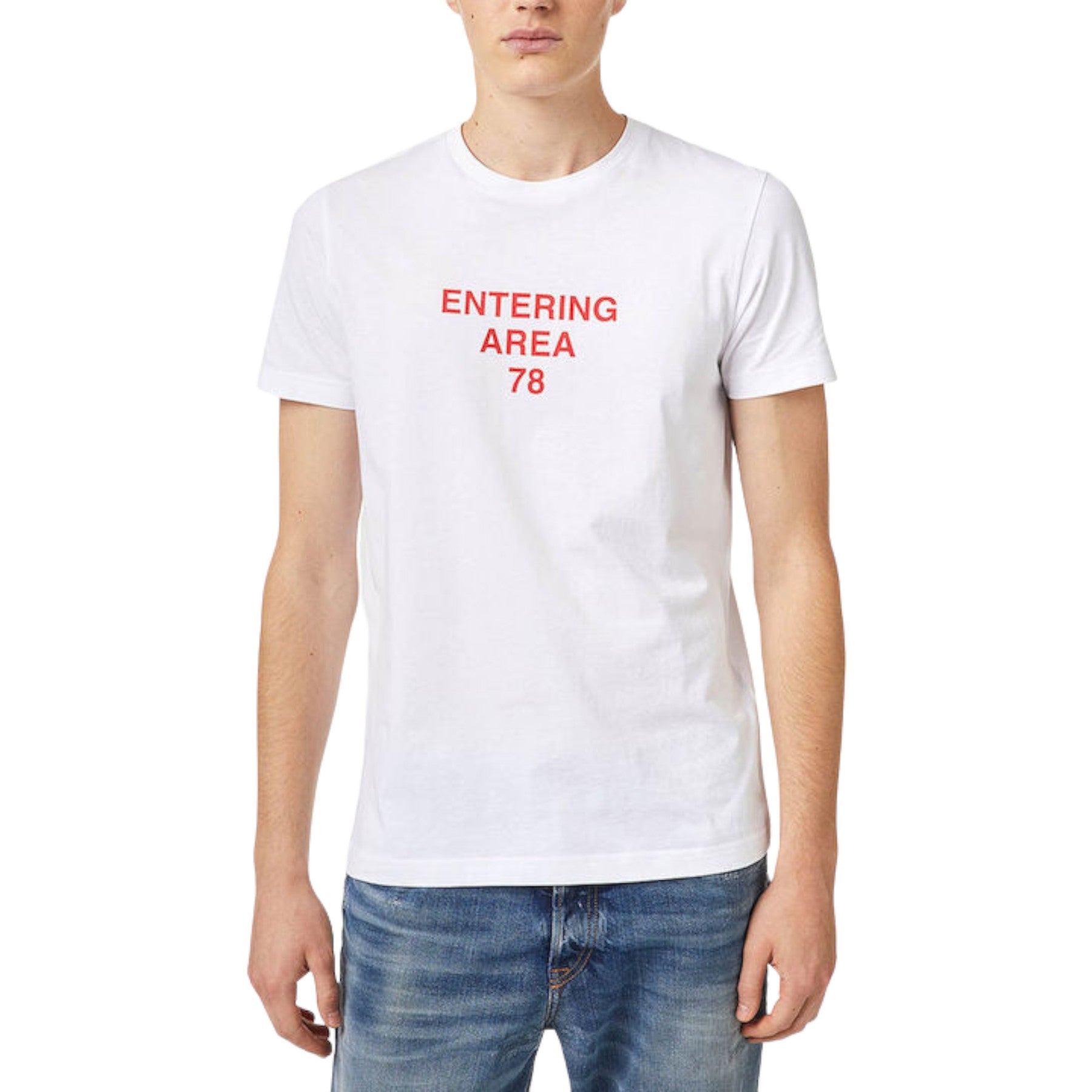 DIESEL T-Diegos-K25 Mens T Shirt Crew Neck Short Sleeve Casual Summer Cotton Tee