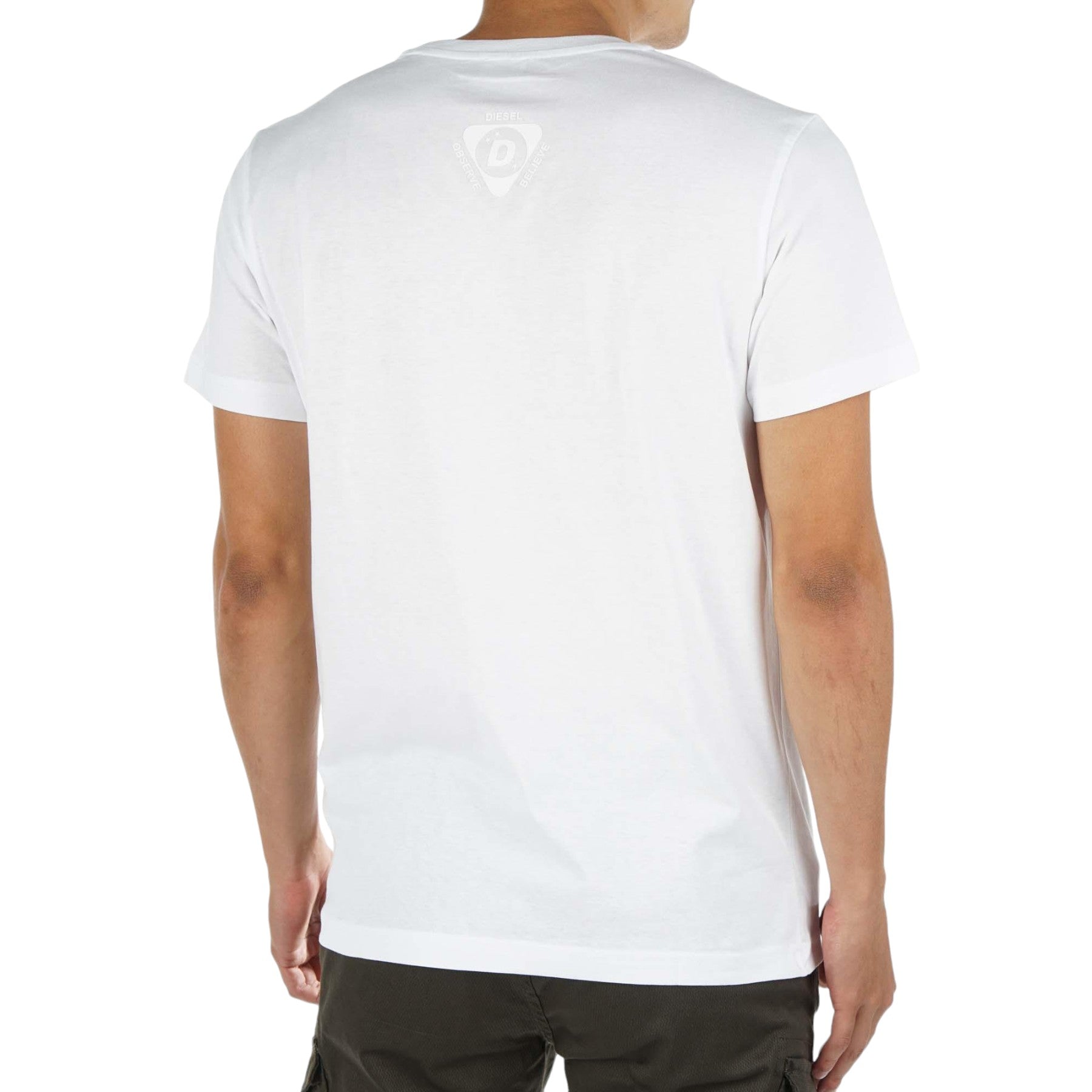 DIESEL T-Diegos-K25 Mens T Shirt Crew Neck Short Sleeve Casual Summer Cotton Tee