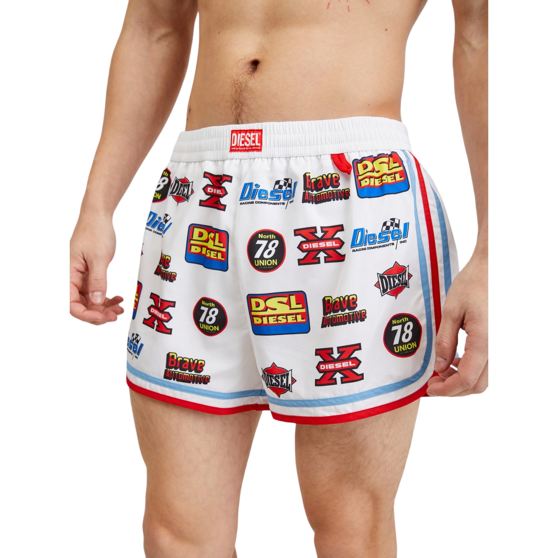 Diesel BMBX-Reef-30 Mens Swimming Shorts Quick Dry Summer Beach Wear Swim Shorts