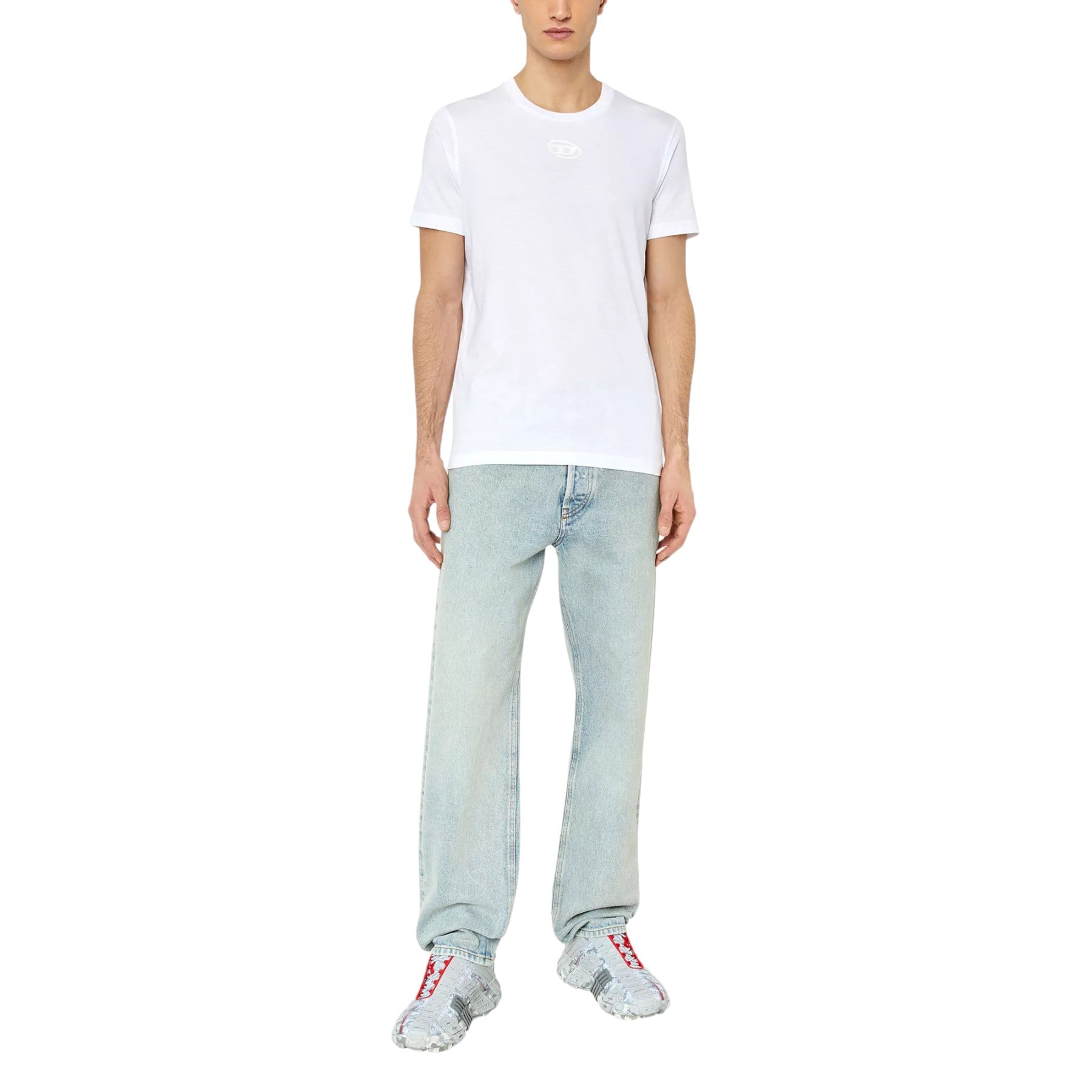 Diesel T-DIEGOR-G13 Mens T Shirts Slim Fit Crew Neck Short Sleeve Cotton Tee New