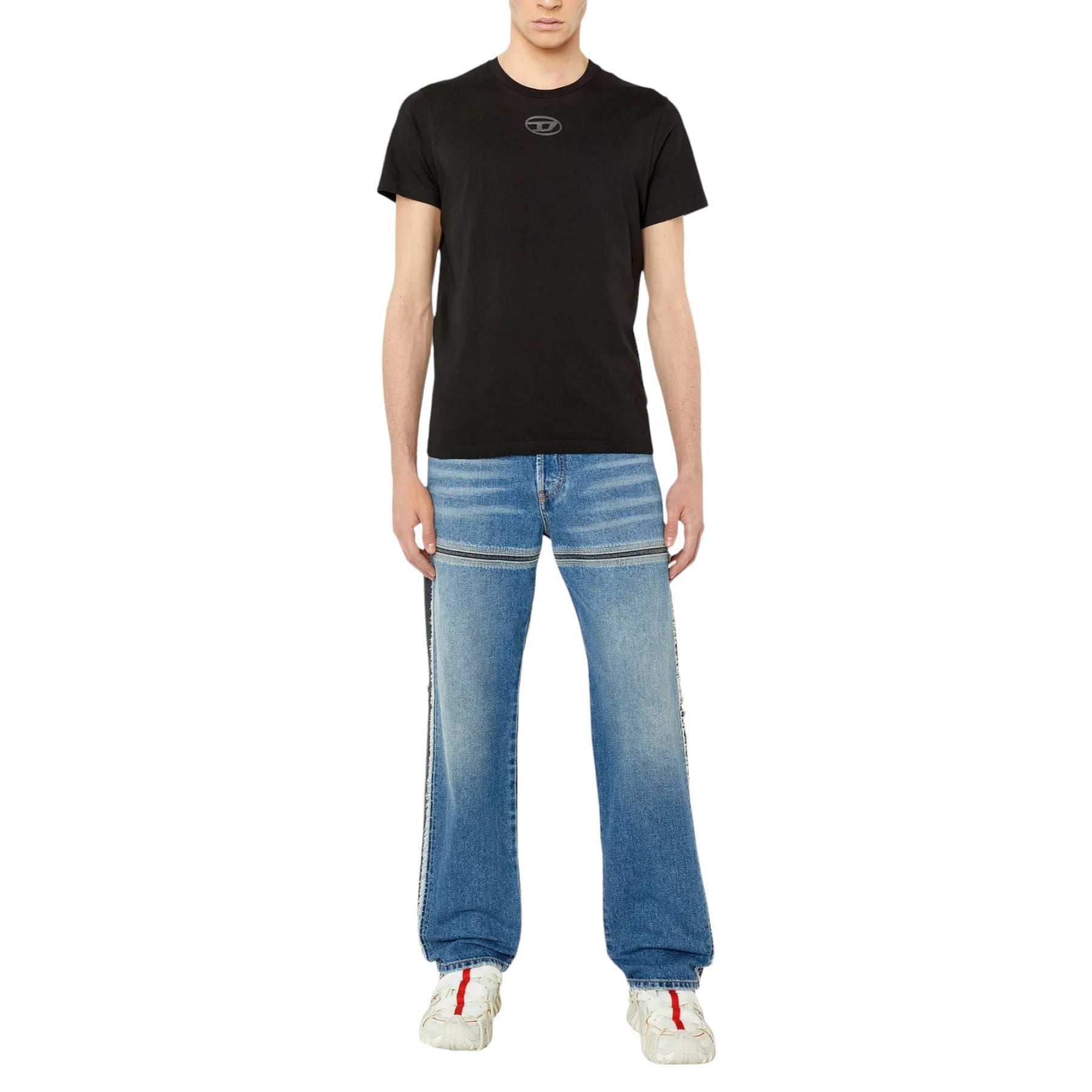 Diesel T-DIEGOR-G13 Mens T Shirts Slim Fit Crew Neck Short Sleeve Cotton Tee New