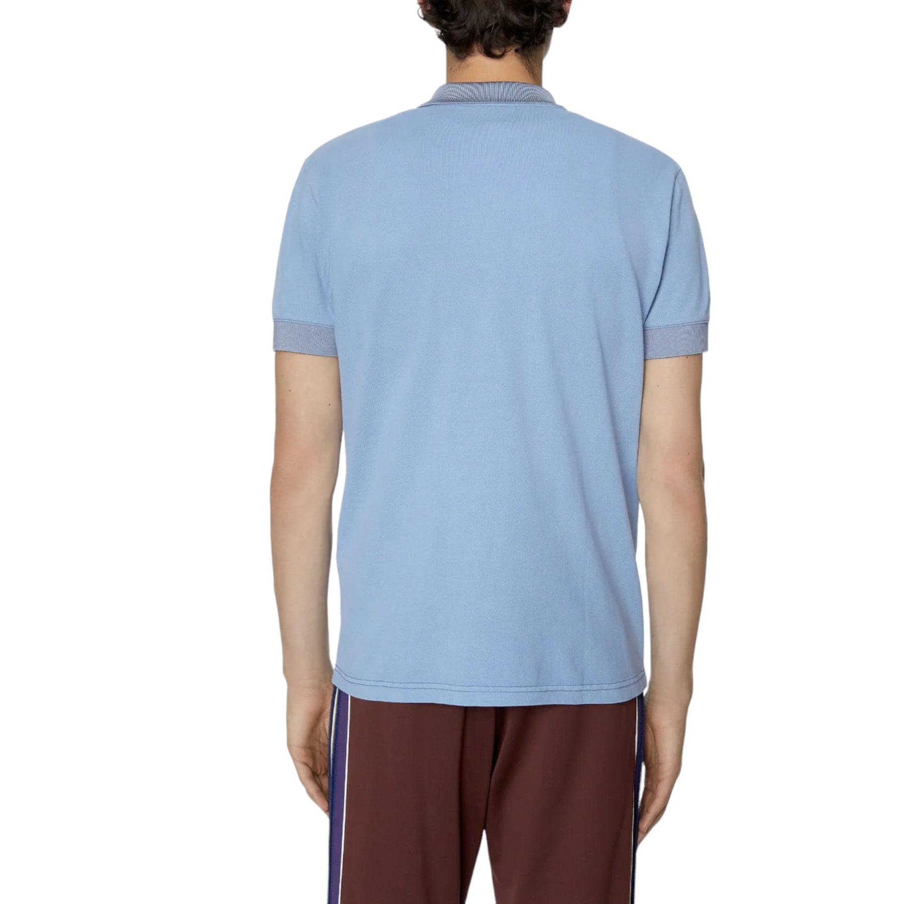 DIESEL T-ARAGON Mens Polo Shirt Short Sleeve Casual Summer Golf Cotton Tee Blue