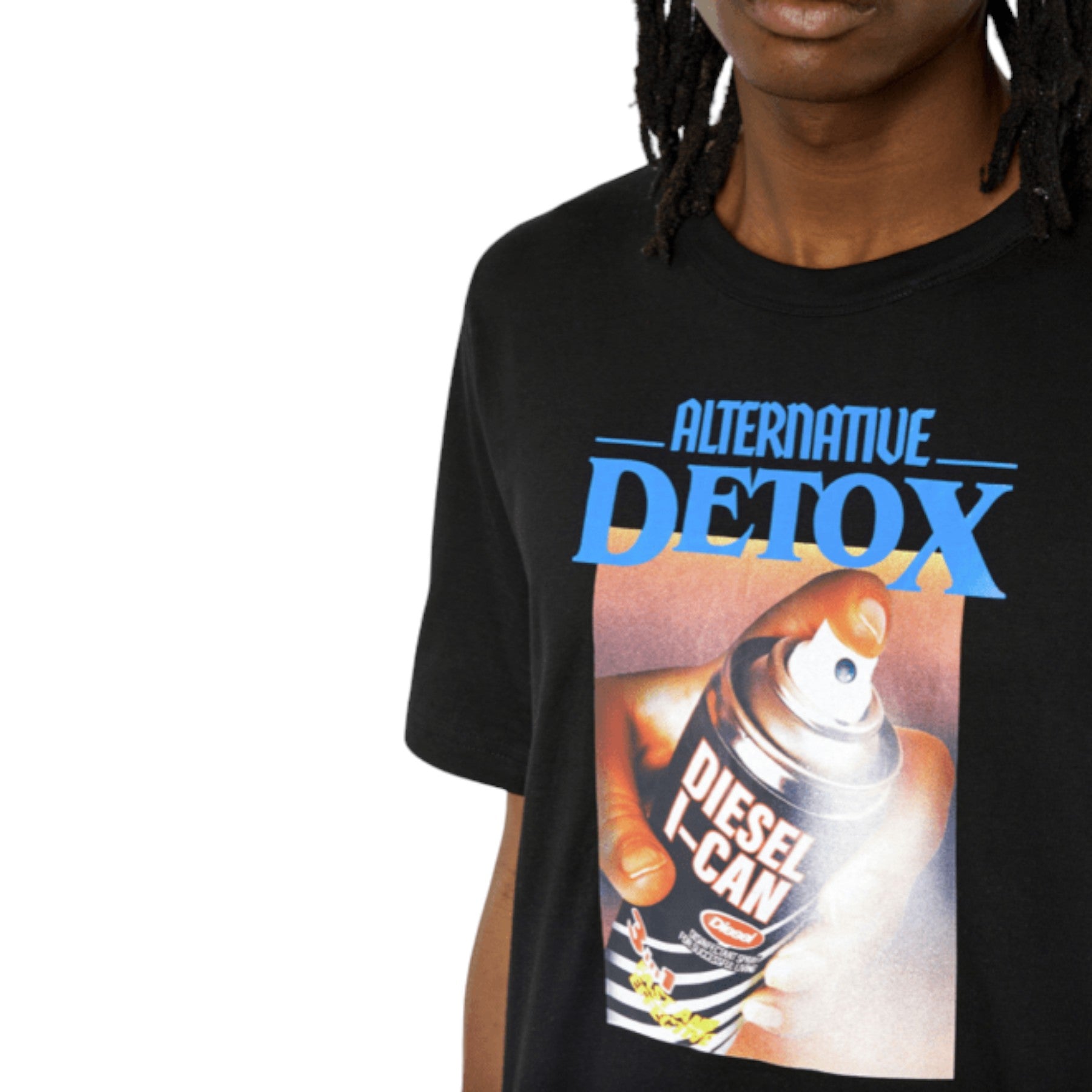 DIESEL T-JUST-G4 Mens T Shirts Short Sleeve Regular Fit Casual Summer Cotton Tee