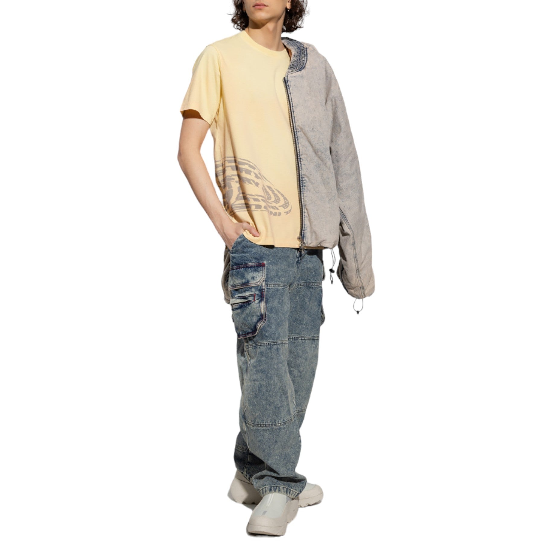 DIESEL T JUST G5 Mens T Shirts Relaxed Fit Short Sleeve Casual Summer Cotton Tee