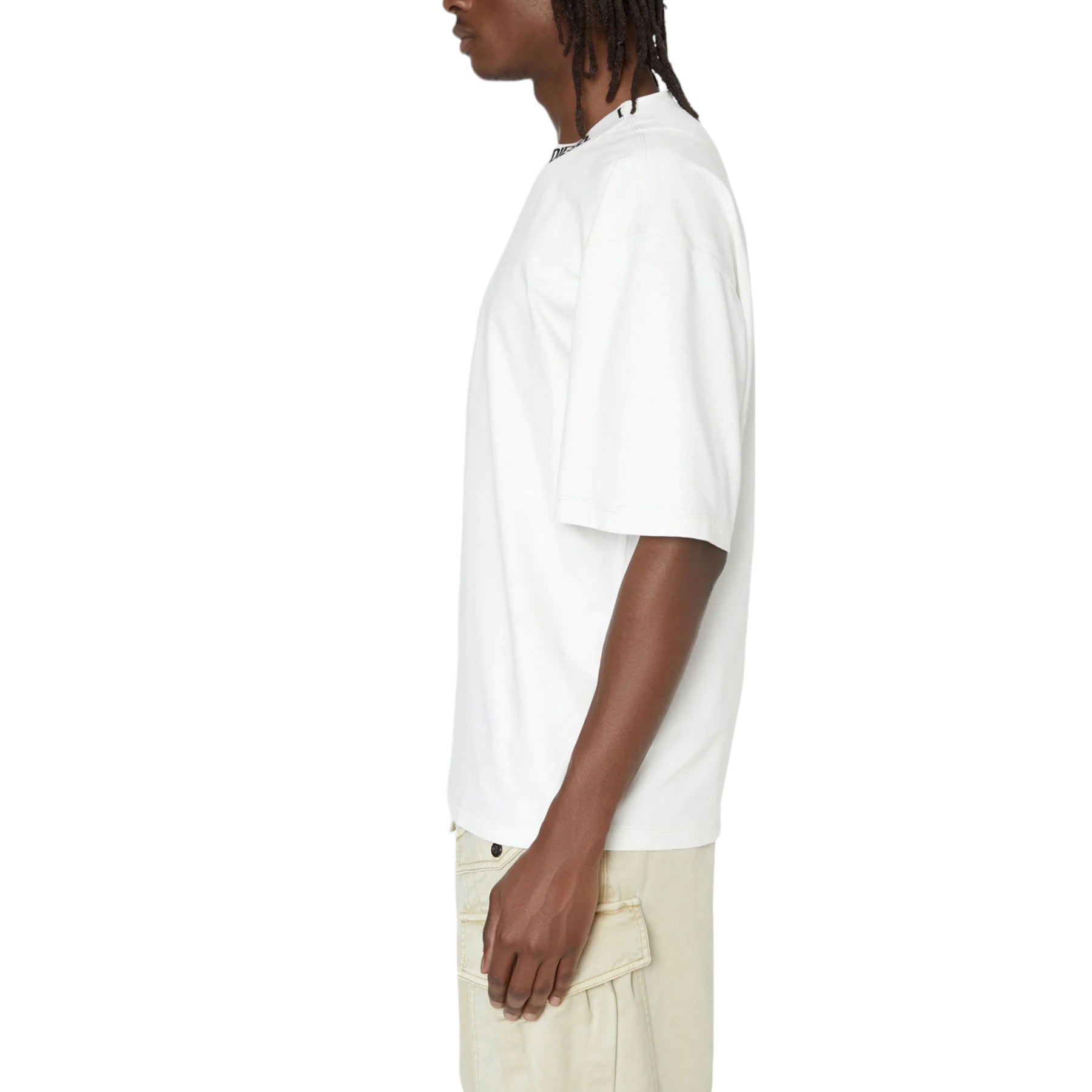 DIESEL T VOLKOVER Mens Oversized T Shirts Short Sleeve Casual Summer Cotton Tee