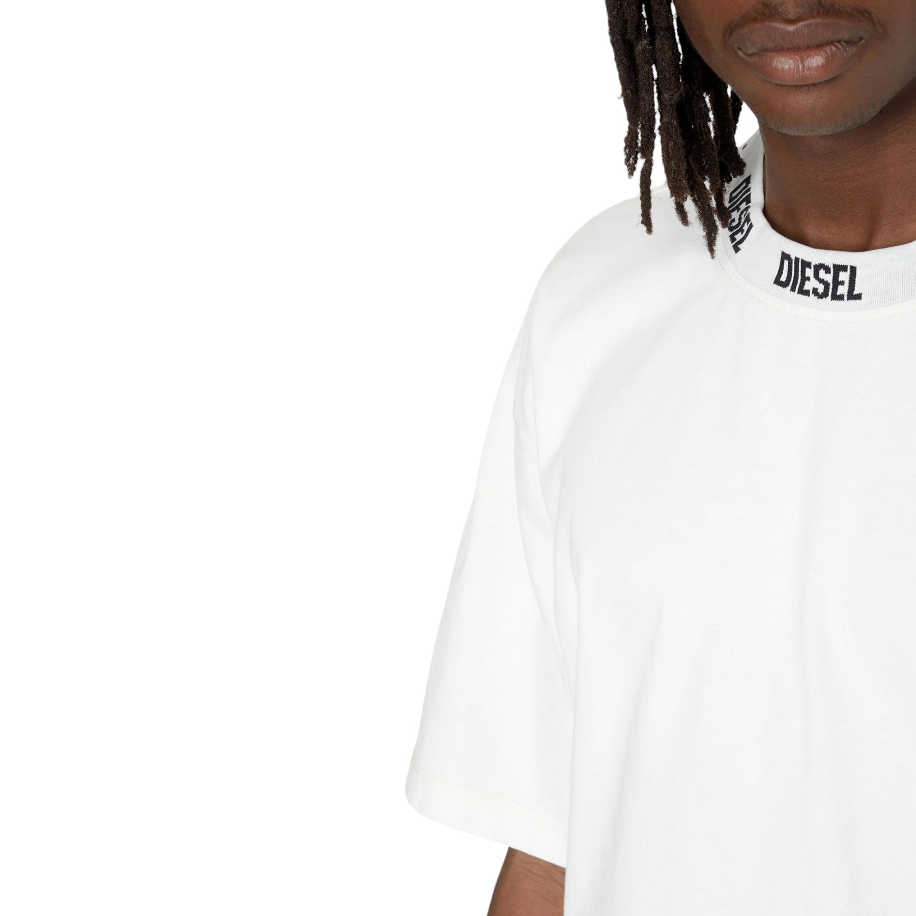 DIESEL T VOLKOVER Mens Oversized T Shirts Short Sleeve Casual Summer Cotton Tee