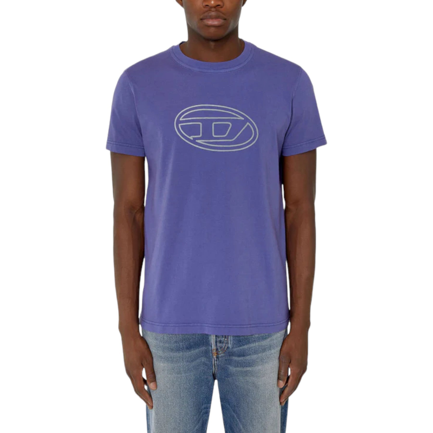 DIESEL-T- DIEGOR E9 Mens T Shirts Short Sleeve Slim Fit Casual Summer Cotton Tee