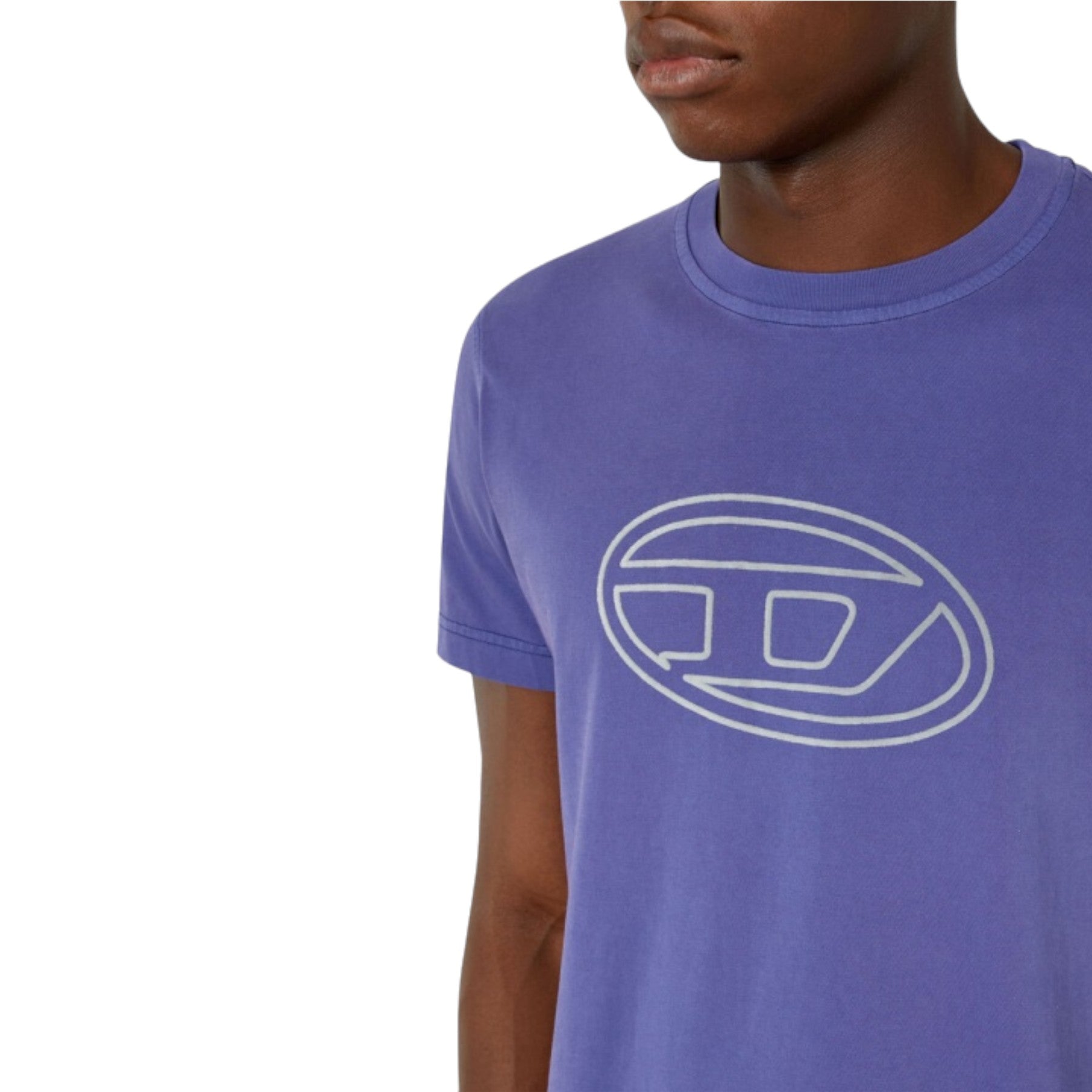 DIESEL-T- DIEGOR E9 Mens T Shirts Short Sleeve Slim Fit Casual Summer Cotton Tee