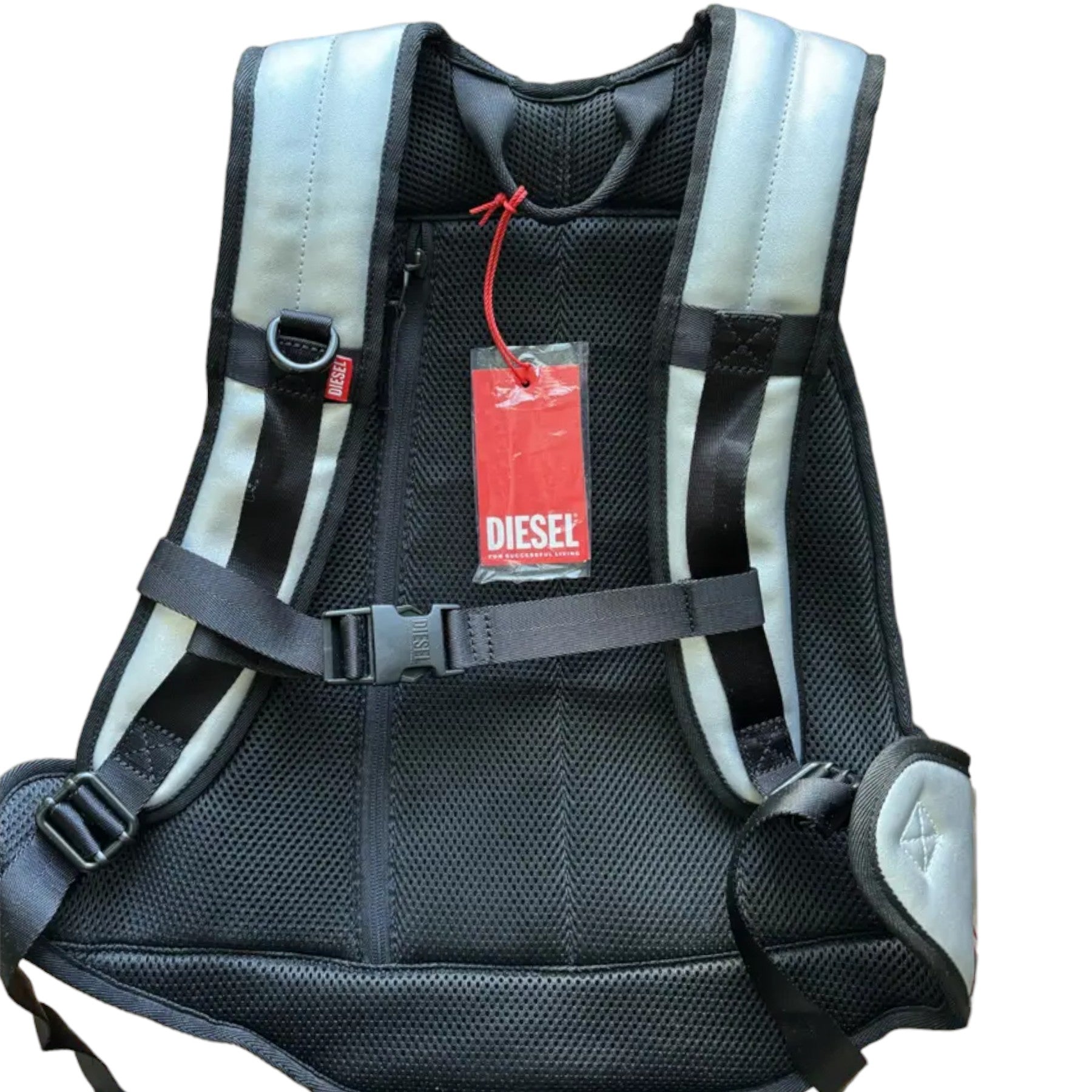 DIESEL 1DR-POD Mens Hardshell Backpack Travel Hiking Varsity Laptop Shoulder Bag