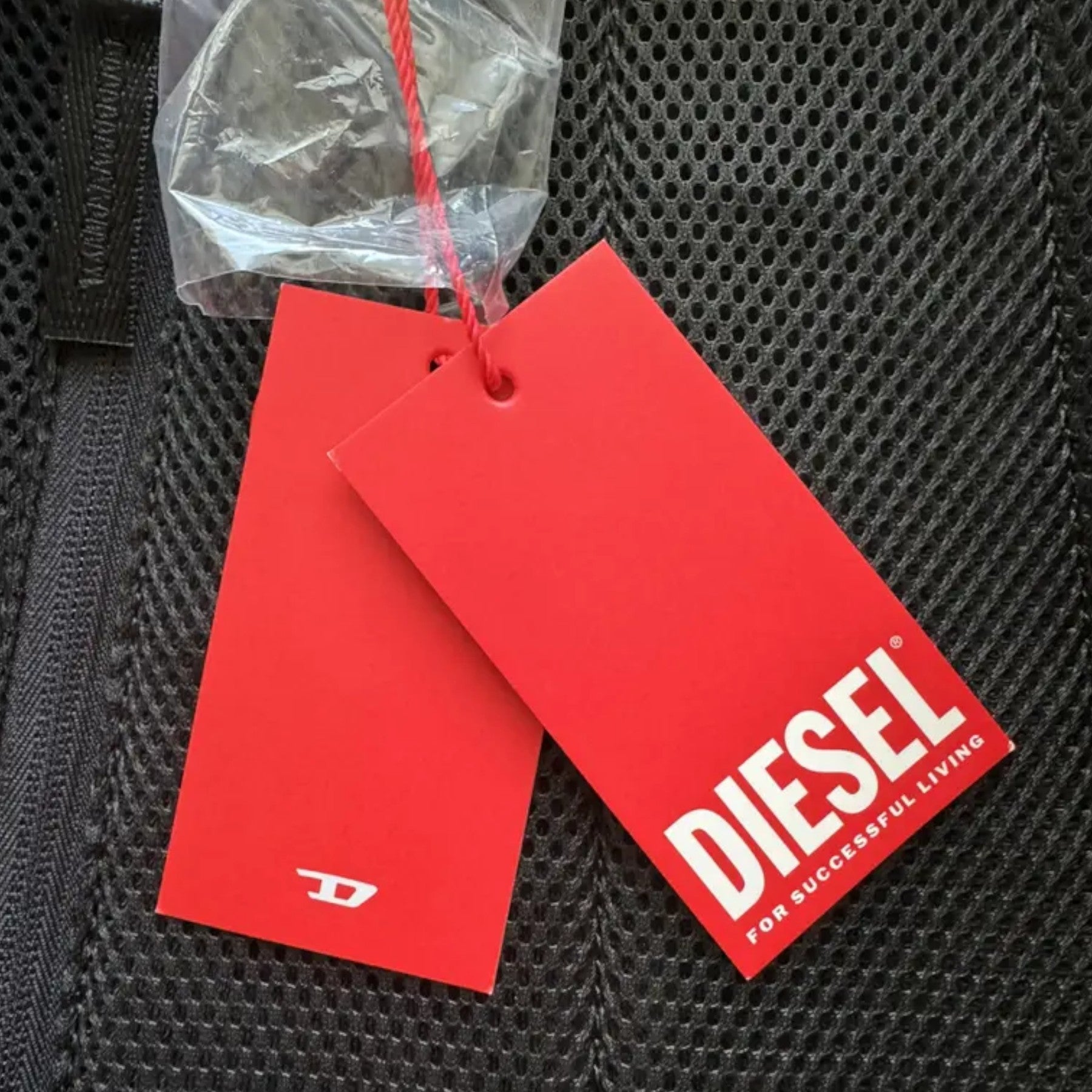 DIESEL 1DR-POD Mens Hardshell Backpack Travel Hiking Varsity Laptop Shoulder Bag