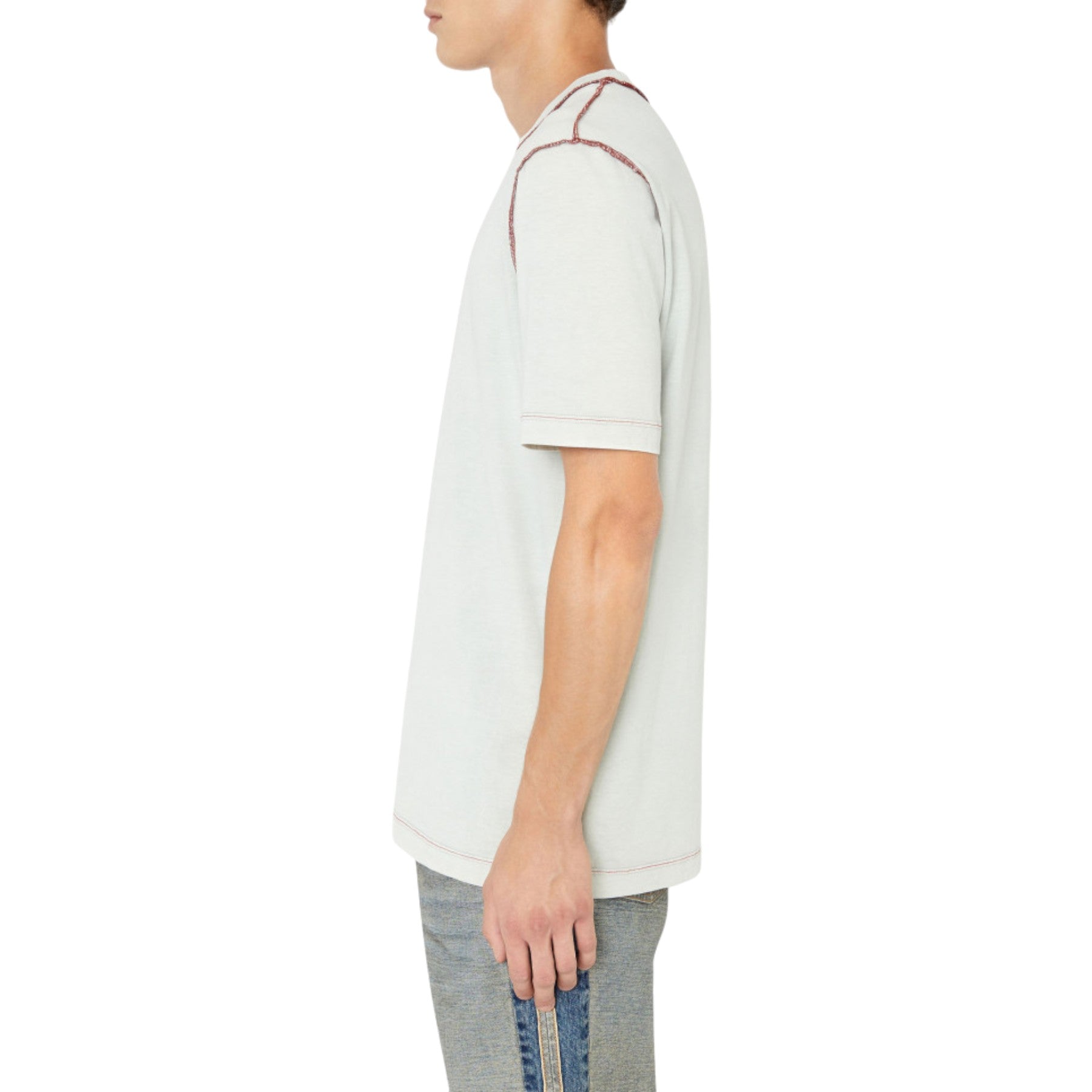 DIESEL T JUST LOCK Mens T Shirts Straight Cut Short Sleeve Summer Cotton Tee New