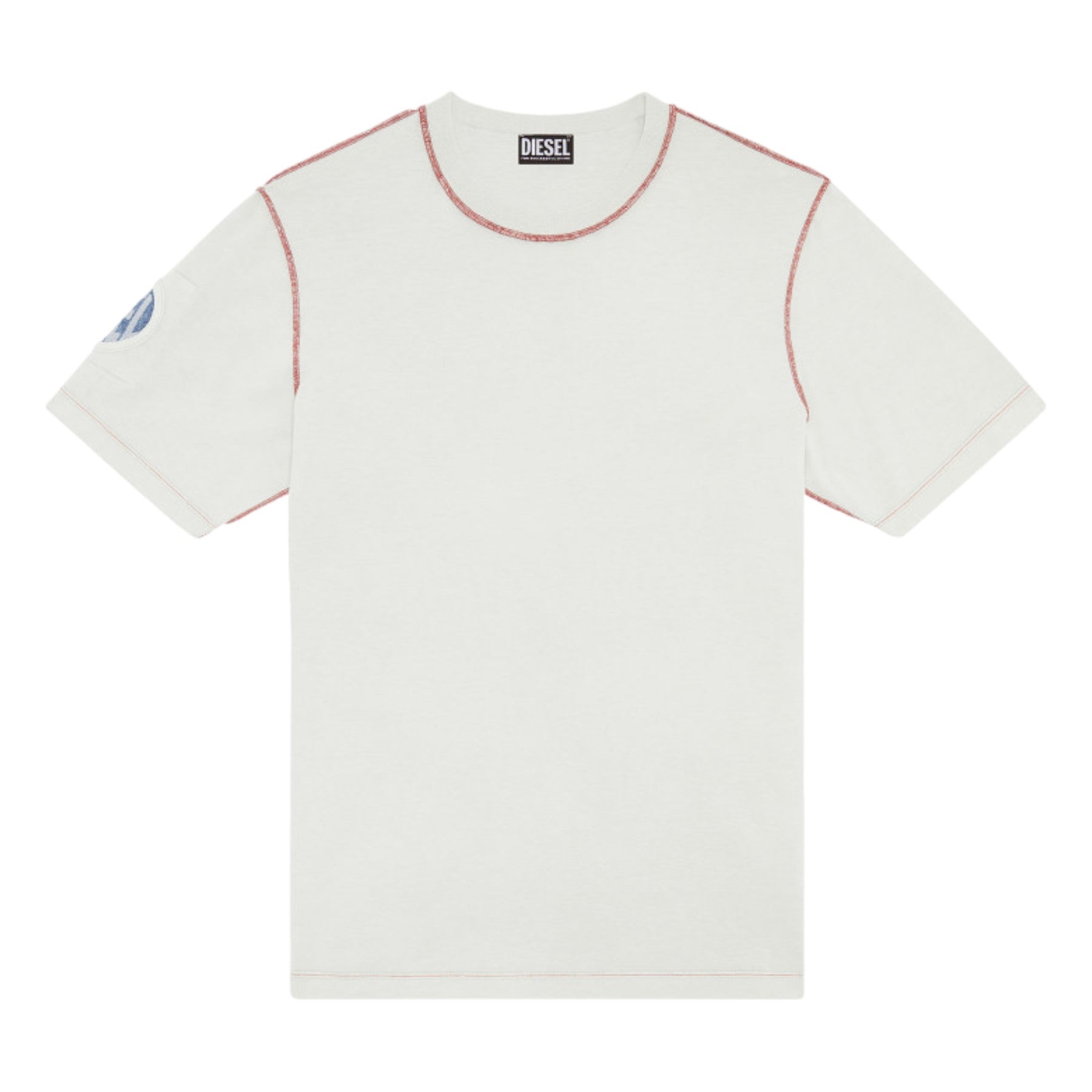 DIESEL T JUST LOCK Mens T Shirts Straight Cut Short Sleeve Summer Cotton Tee New