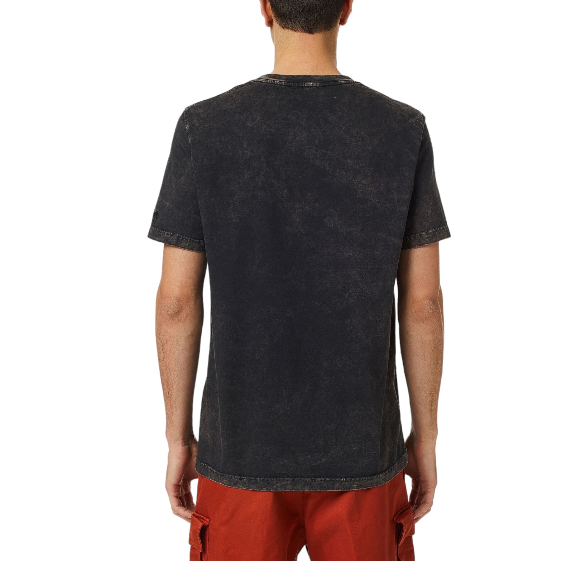 DIESEL T-Just-C7 Mens T Shirts Pigment Dyed Crew Neck Regular Fit Cotton Tee L