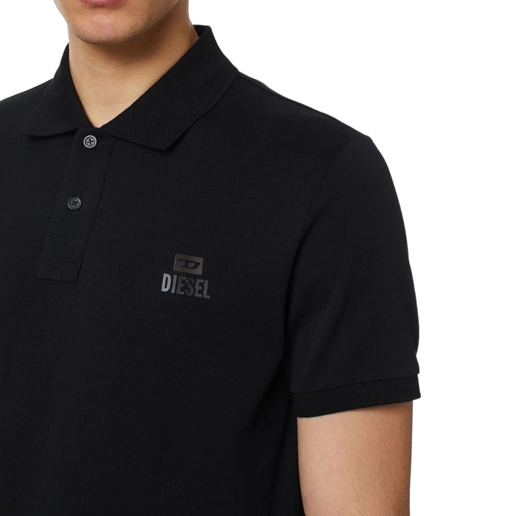 DIESEL T-SMITH-HD Mens Polo T Shirt Short Sleeve Casual Summer Polo Cotton Tee M