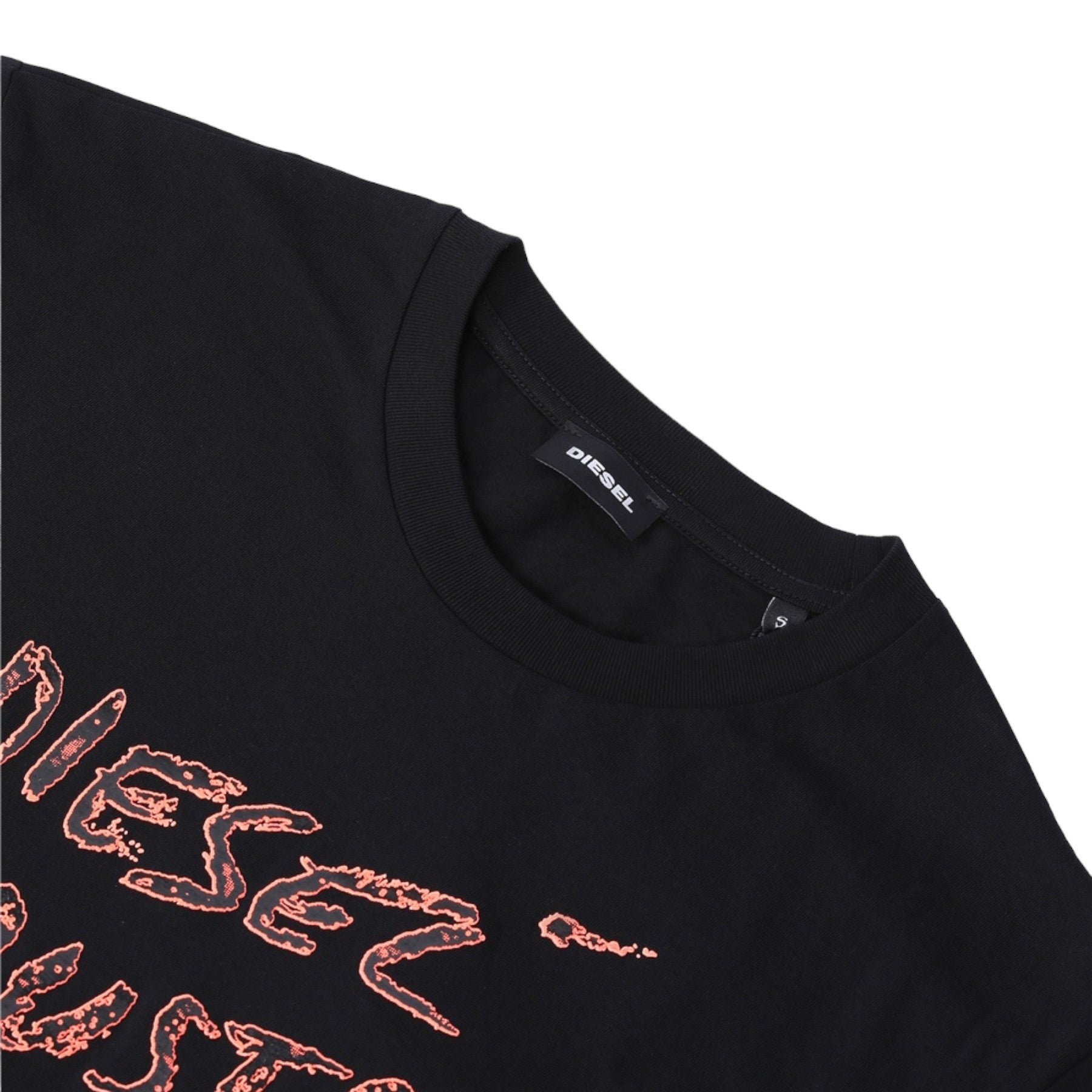 DIESEL T-Diego-S15 Mens T Shirts Regular Fit Crew Neck Short Sleeve Cotton Tee L