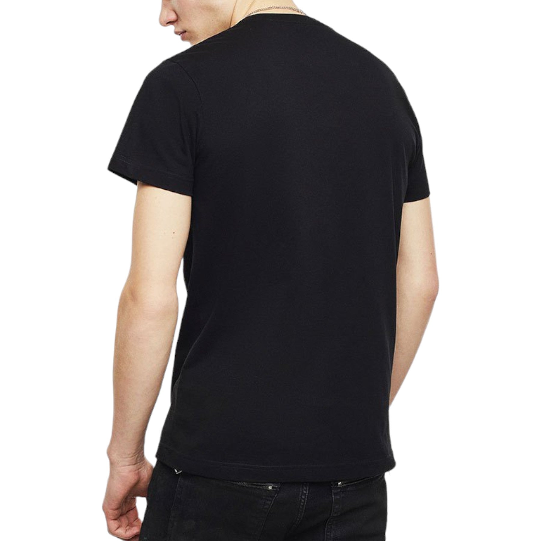 DIESEL T-Diego-S15 Mens T Shirts Regular Fit Crew Neck Short Sleeve Cotton Tee L